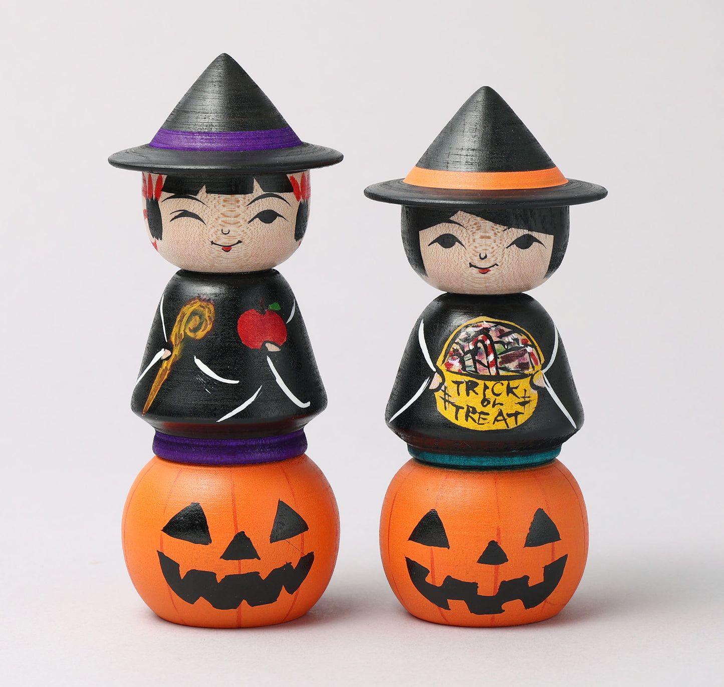 ABO, Masafumi 阿保正文工人 | Halloween kokeshi ハロウィンこけし | Tsugaru style 津軽系