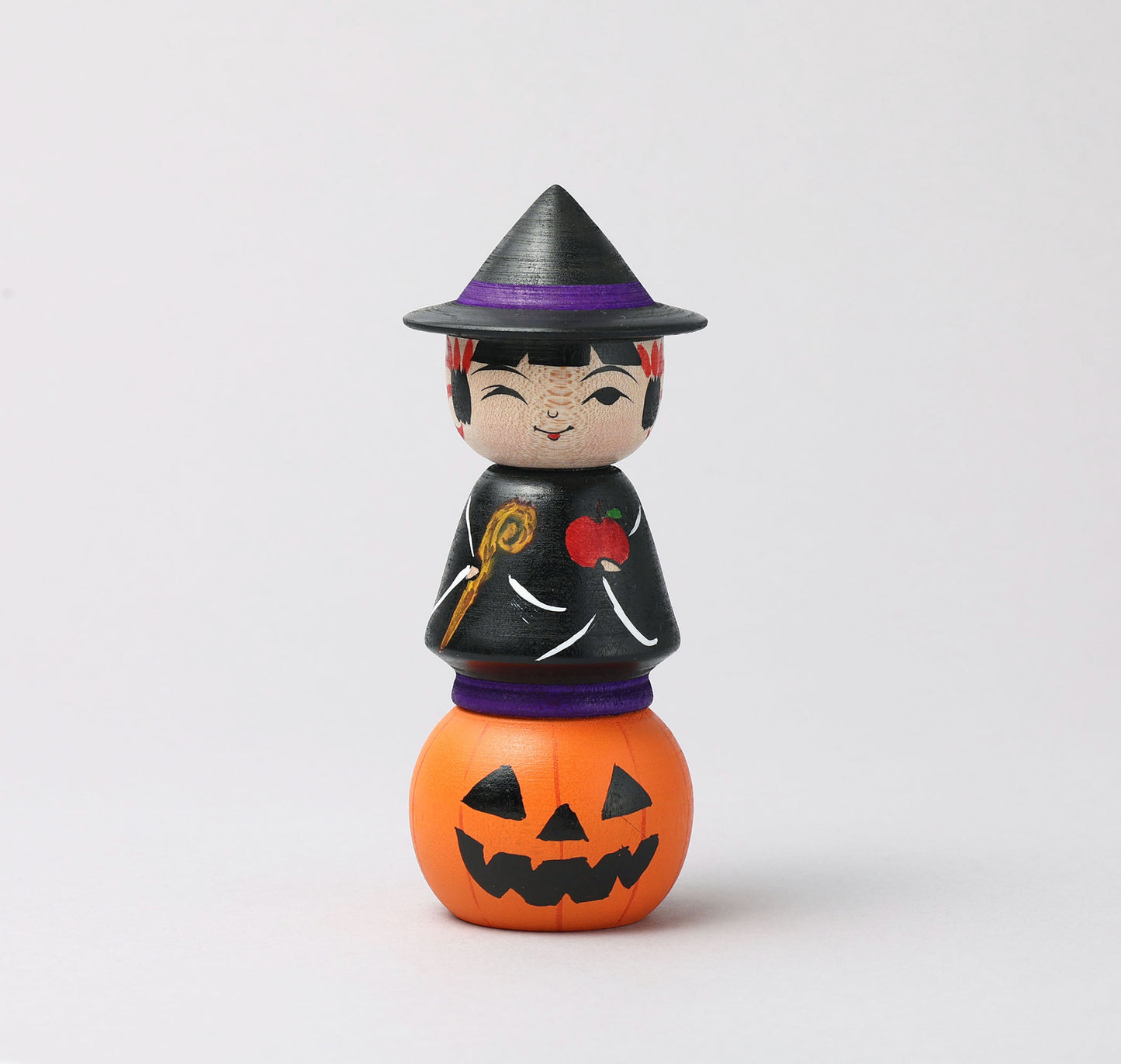 ABO, Masafumi 阿保正文工人 | Halloween kokeshi ハロウィンこけし | Tsugaru style 津軽系