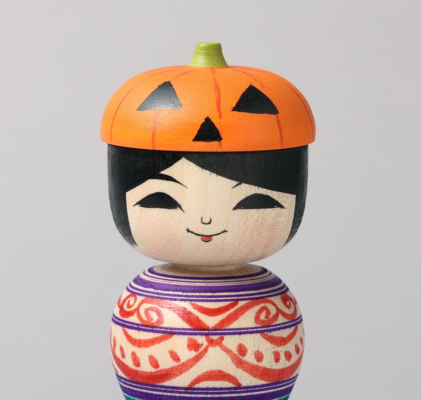 ABO, Masafumi 阿保正文工人 | Halloween kokeshi ハロウィンこけし | Tsugaru style 津軽系