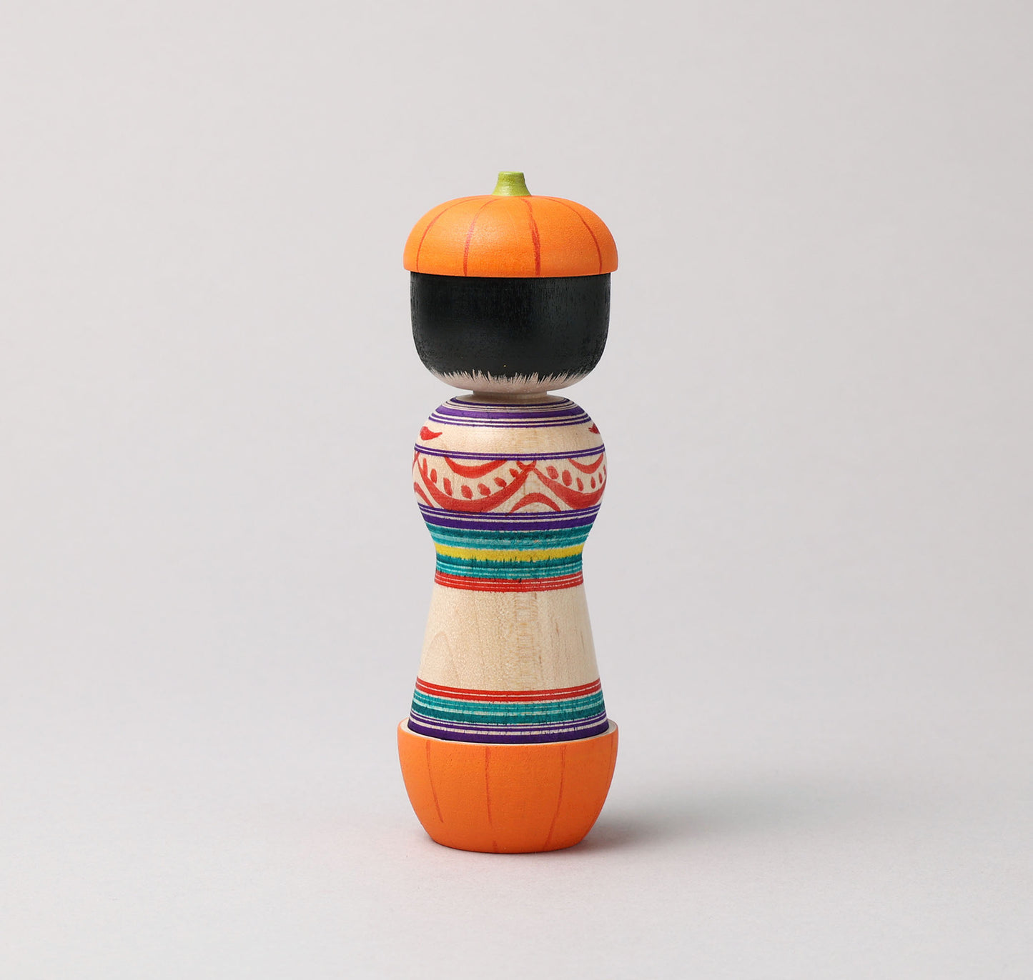 ABO, Masafumi 阿保正文工人 | Halloween kokeshi ハロウィンこけし | Tsugaru style 津軽系