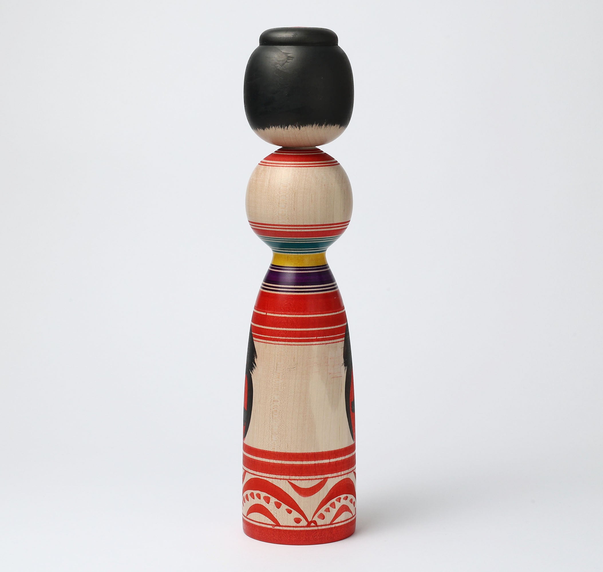 大きめ30cm ずっしり 宮島無筆 雪路 こけし 創作 kokeshi doll 作並こけし本人型 Sakunami style kokeshi doll, Honnin-gata