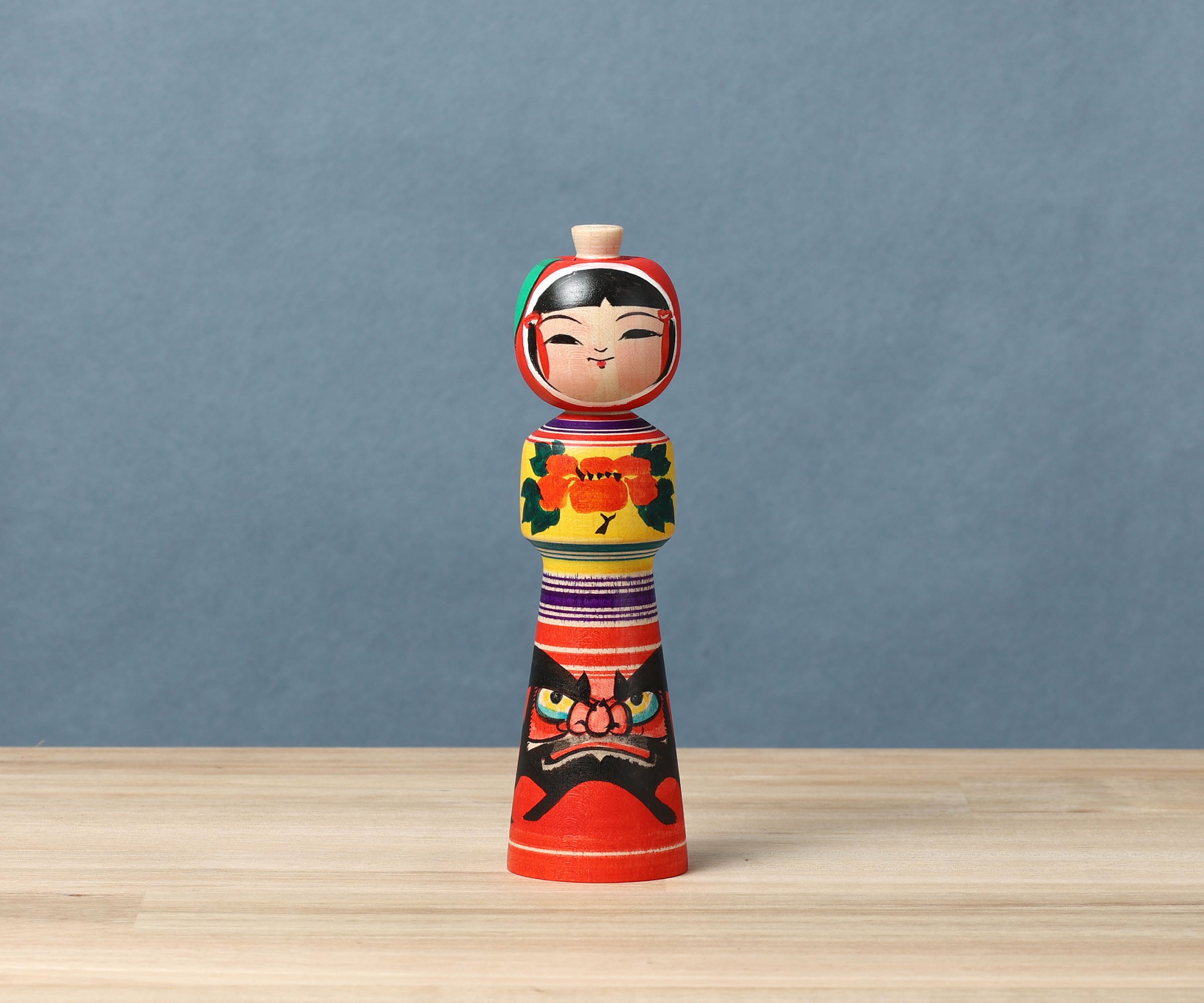 美 雅 ずっしり 無筆 Muhitsu こけし 創作 kokeshi doll Kokeshi dolls made by Yasuhiro Sato. He makes various types