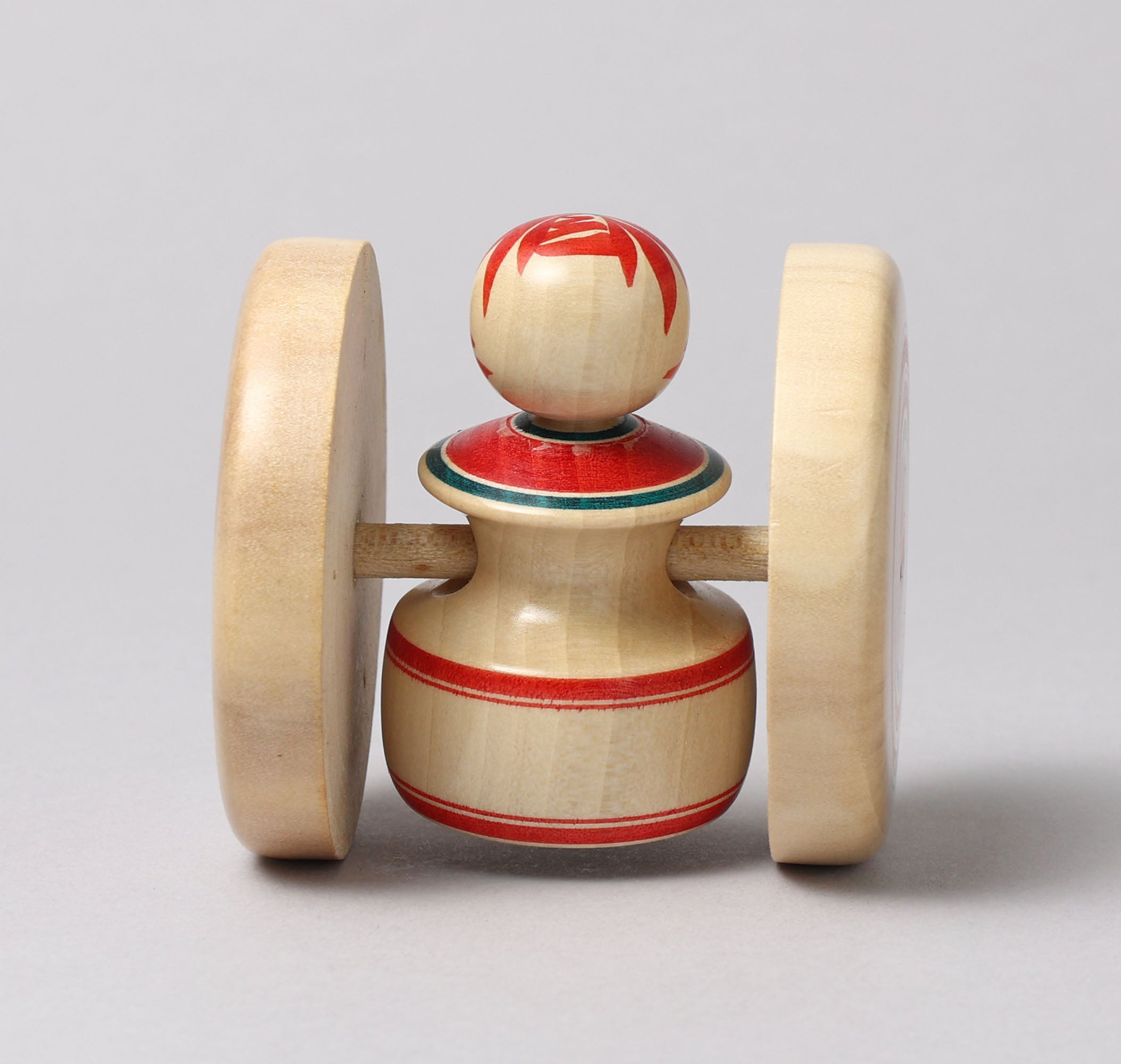 Fuku kuruma kokeshi doll | SATO, Yasuhiro 佐藤康広工人 | 福車