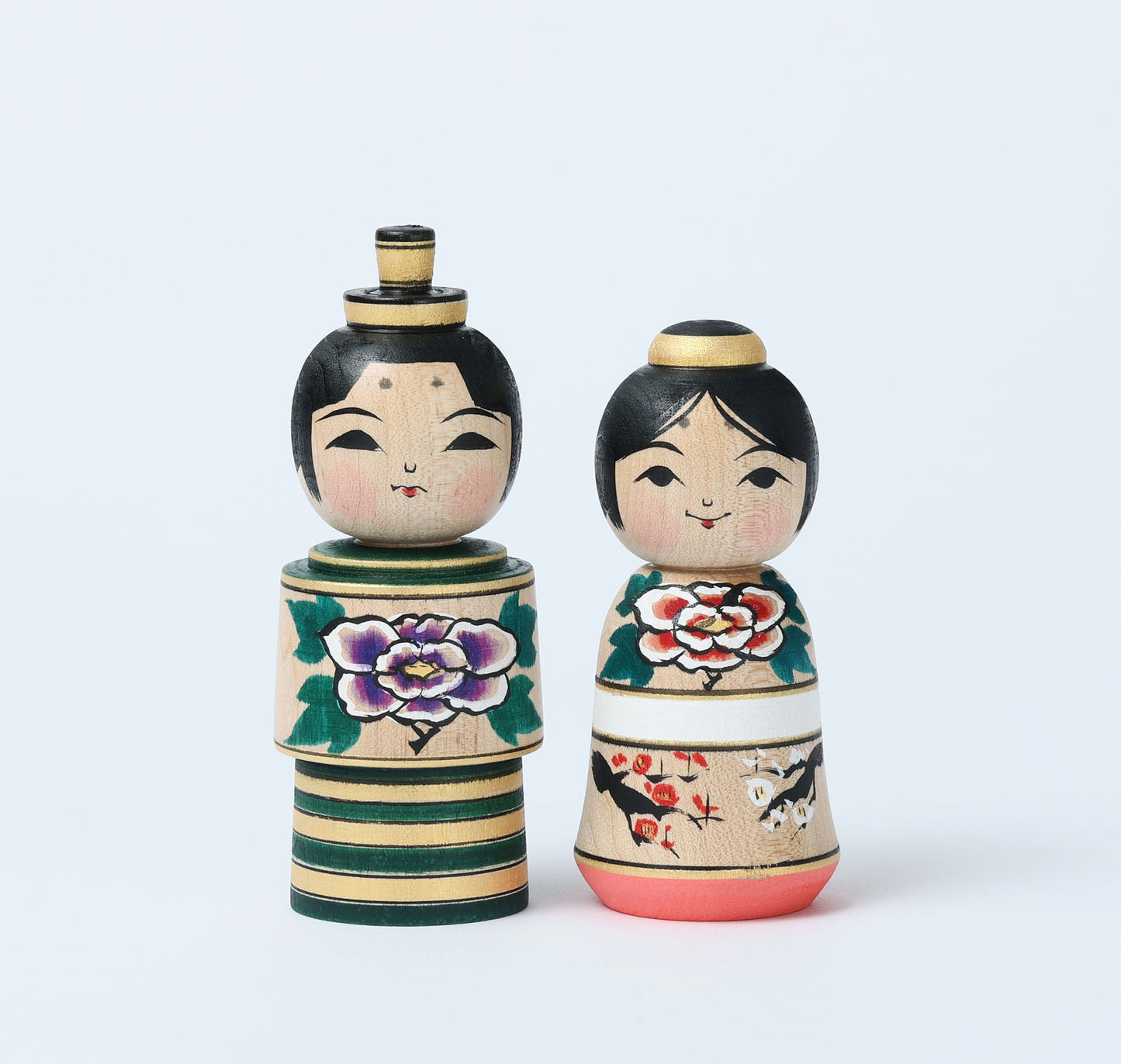 Hina kokeshi doll, by ABO Masafumi | 雛こけし 阿保正文工人 | Tsugaru style 津軽系 | 10.5cm in height