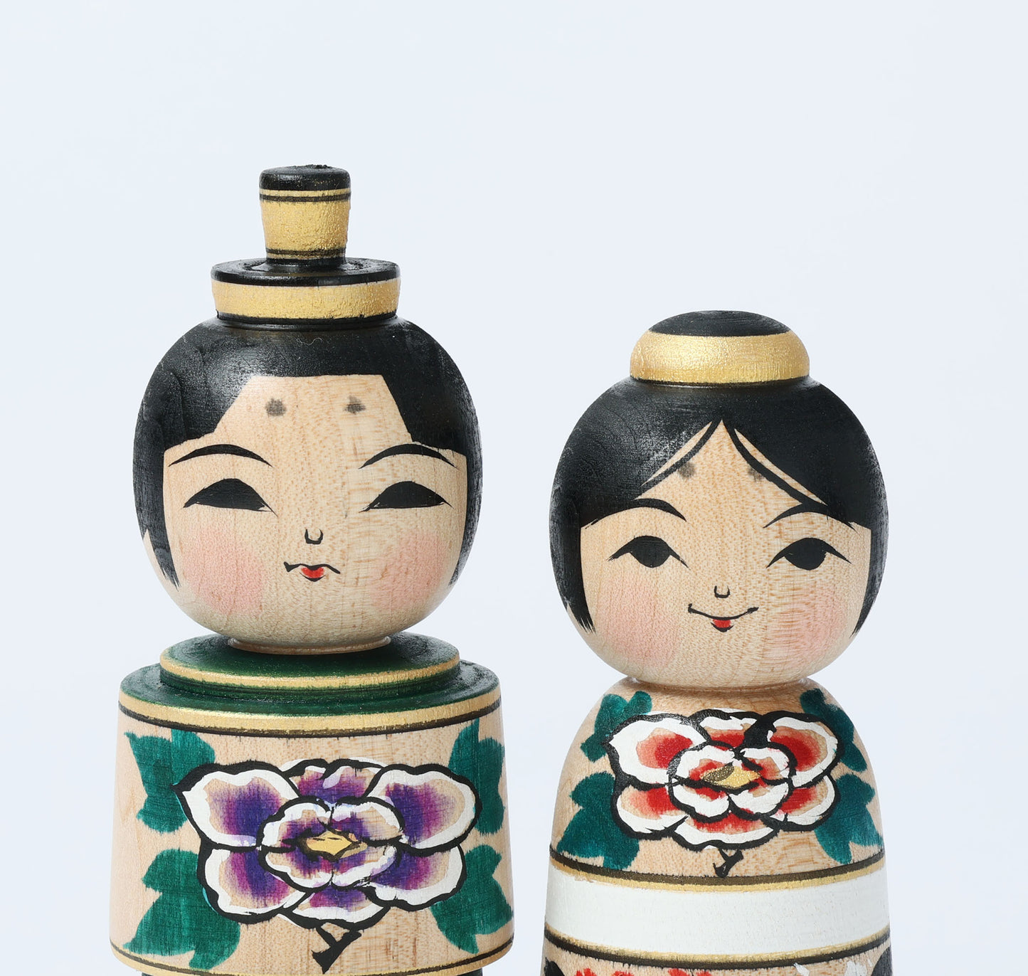 Hina kokeshi doll, by ABO Masafumi | 雛こけし 阿保正文工人 | Tsugaru style 津軽系 | 10.5cm in height