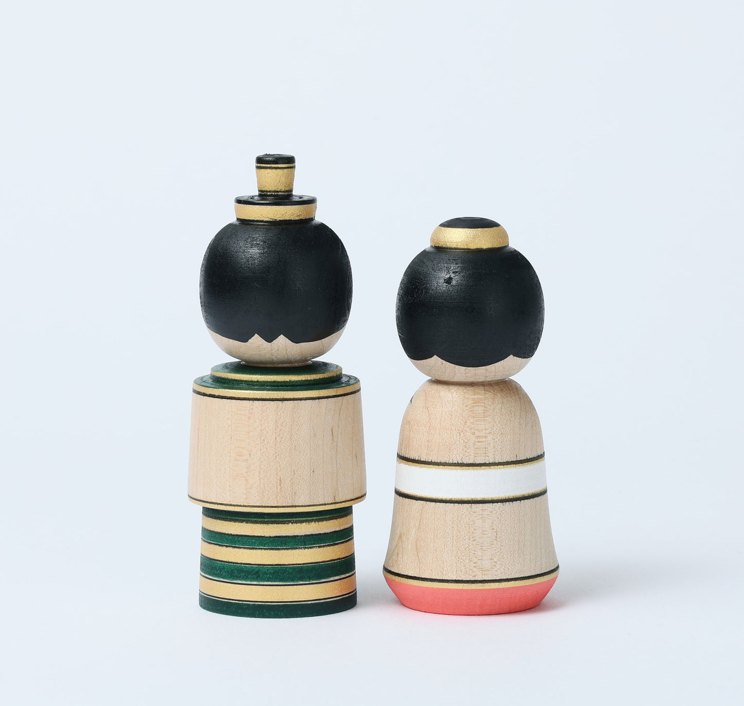 Hina kokeshi doll, by ABO Masafumi | 雛こけし 阿保正文工人 | Tsugaru style 津軽系 | 10.5cm in height