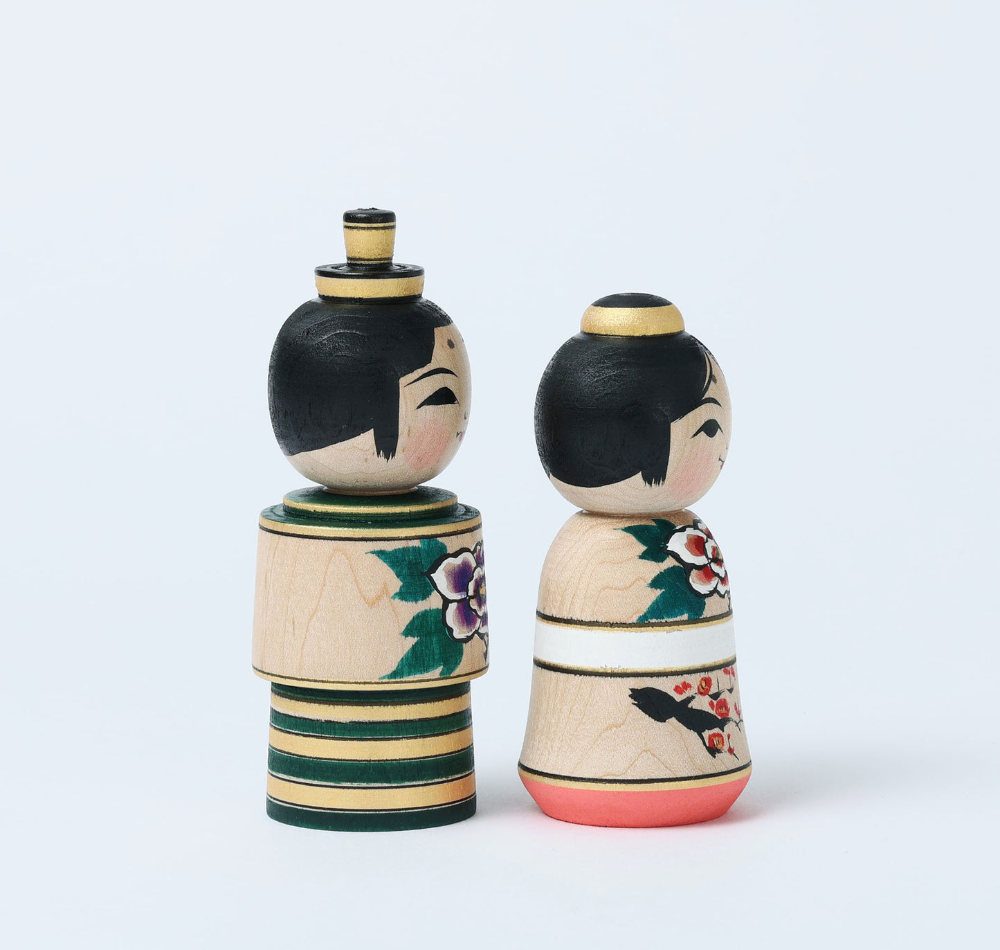 Hina kokeshi doll, by ABO Masafumi | 雛こけし 阿保正文工人 | Tsugaru style 津軽系 | 10.5cm in height