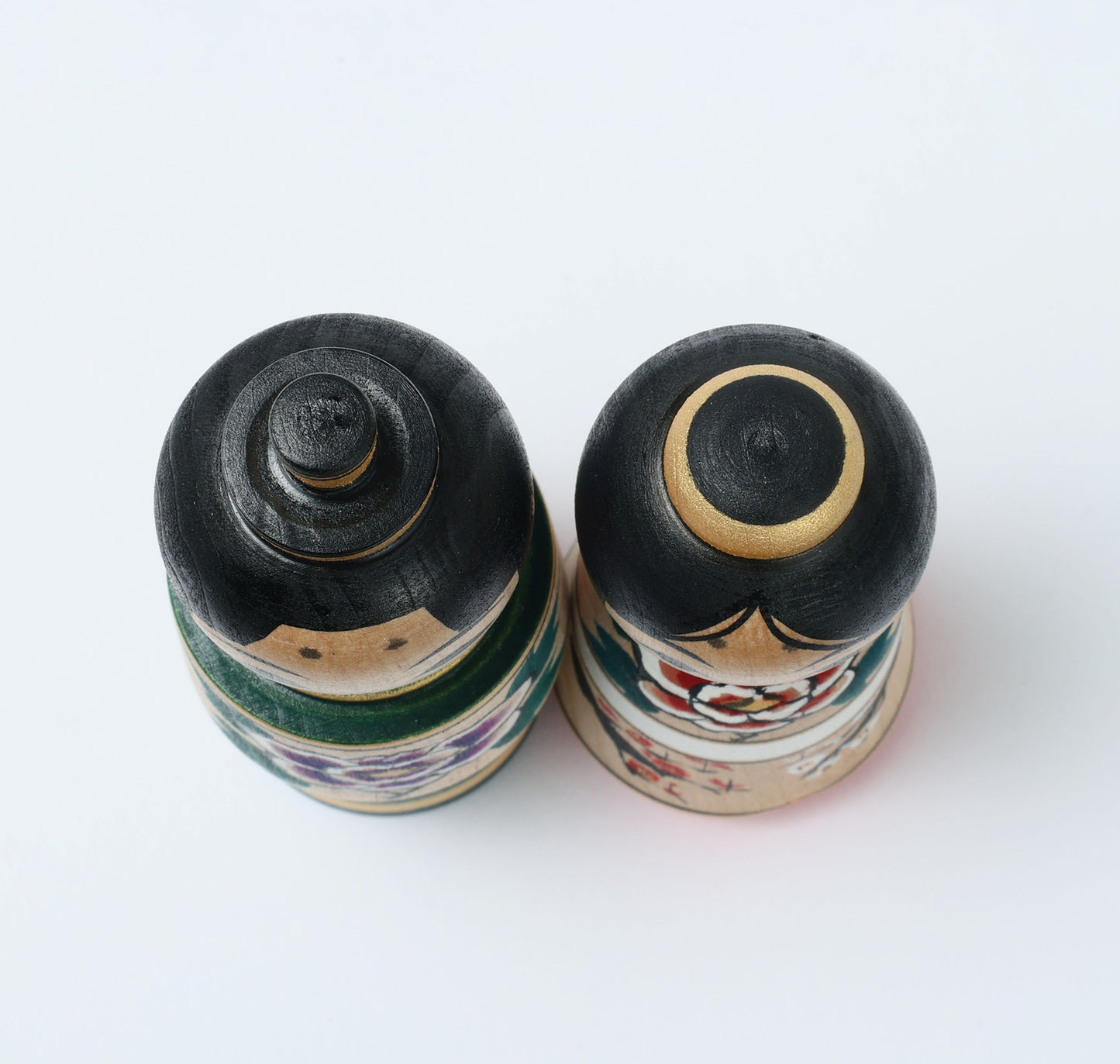 Hina kokeshi doll, by ABO Masafumi | 雛こけし 阿保正文工人 | Tsugaru style 津軽系 | 10.5cm in height