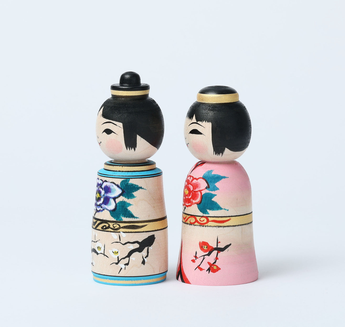 Hina kokeshi doll, 雛こけし | ABO, Masafumi 阿保正文工人 | Tsugaru style 津軽系 | 9.5cm in height