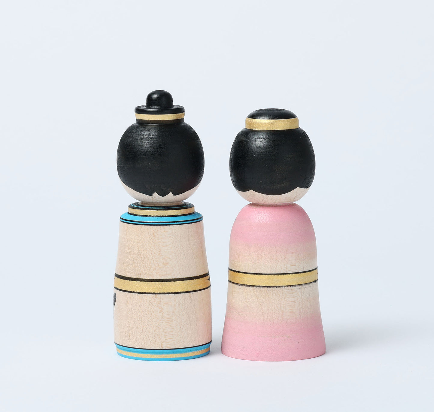 Hina kokeshi doll, 雛こけし | ABO, Masafumi 阿保正文工人 | Tsugaru style 津軽系 | 9.5cm in height