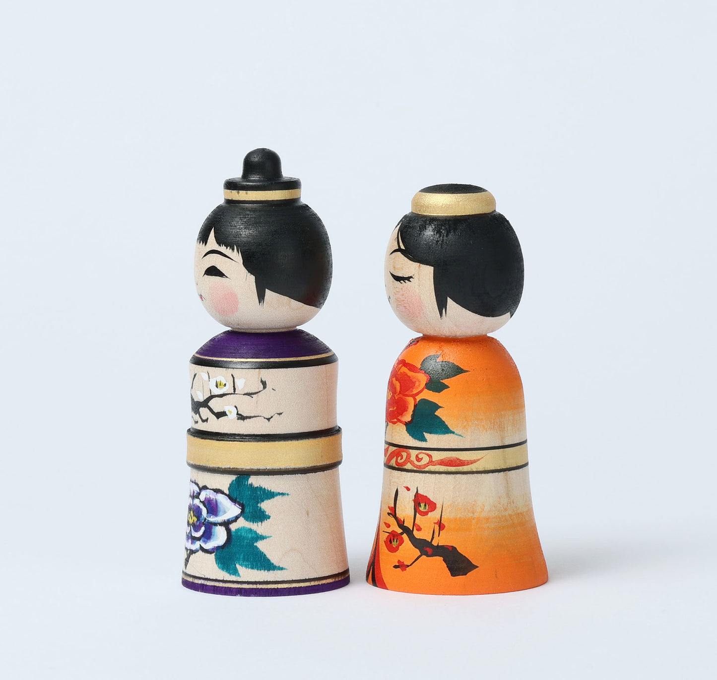 Hina kokeshi doll, 雛こけし | ABO, Masafumi 阿保正文工人 | Tsugaru style 津軽系 | 10cm in height