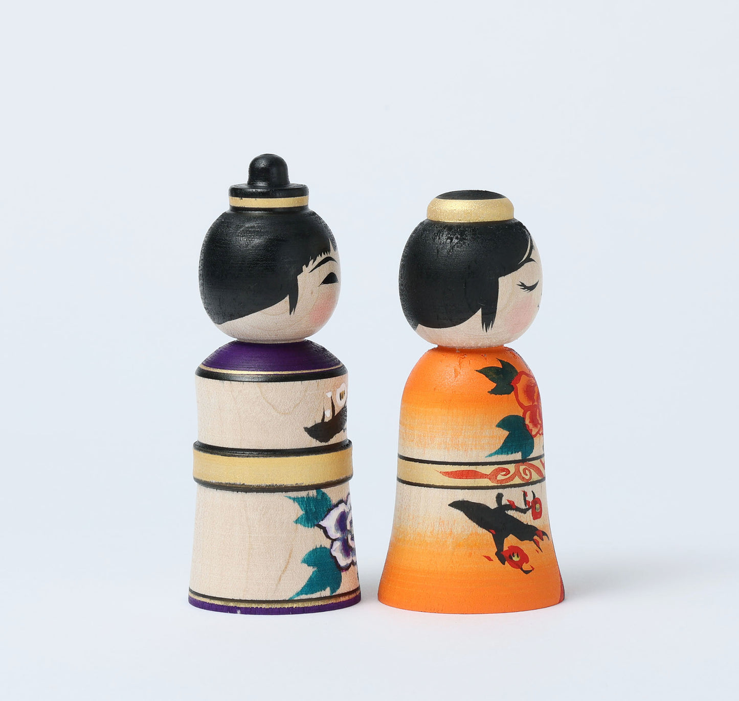 Hina kokeshi doll, 雛こけし | ABO, Masafumi 阿保正文工人 | Tsugaru style 津軽系 | 10cm in height