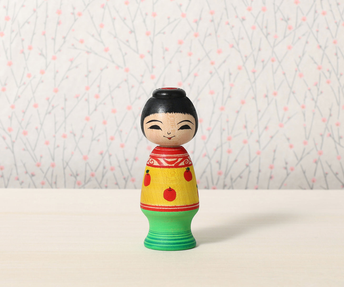 ABO, Masafumi 阿保正文工人 | Apple kokeshi- りんごこけし | Tsugaru style 津軽系