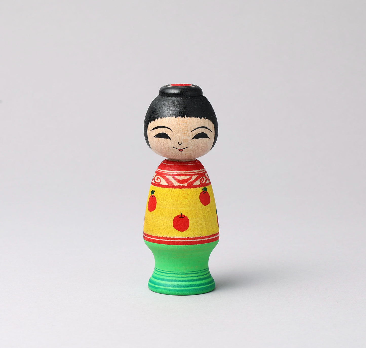 ABO, Masafumi 阿保正文工人 | Apple kokeshi- りんごこけし | Tsugaru style 津軽系