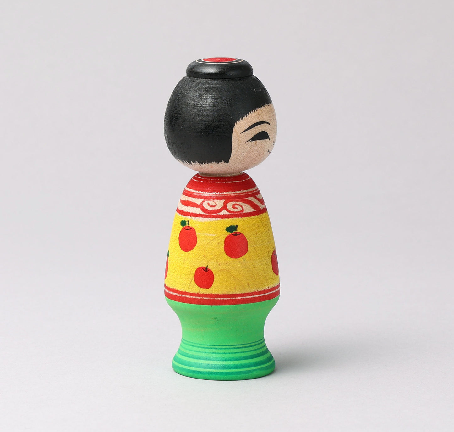 ABO, Masafumi 阿保正文工人 | Apple kokeshi- りんごこけし | Tsugaru style 津軽系