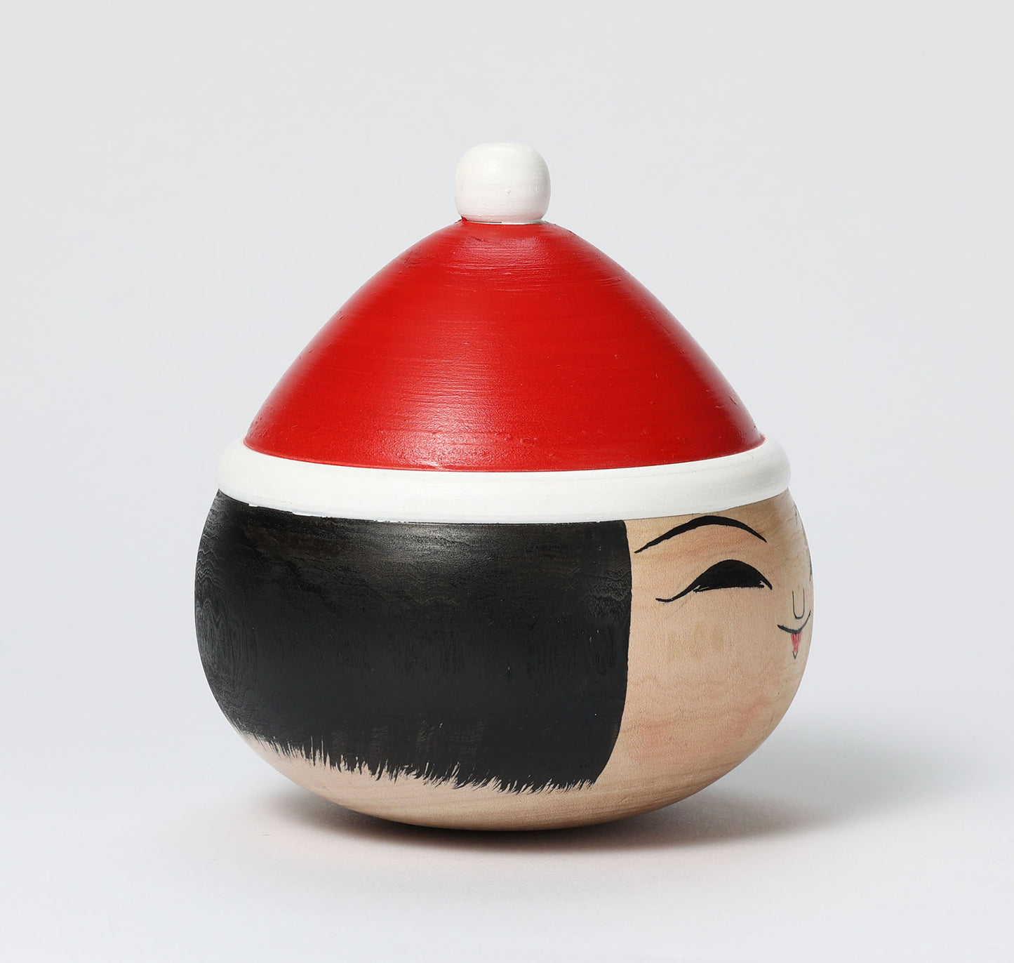 Santa Claus kokeshi doll | ABO, Muchihide | 14cm in height