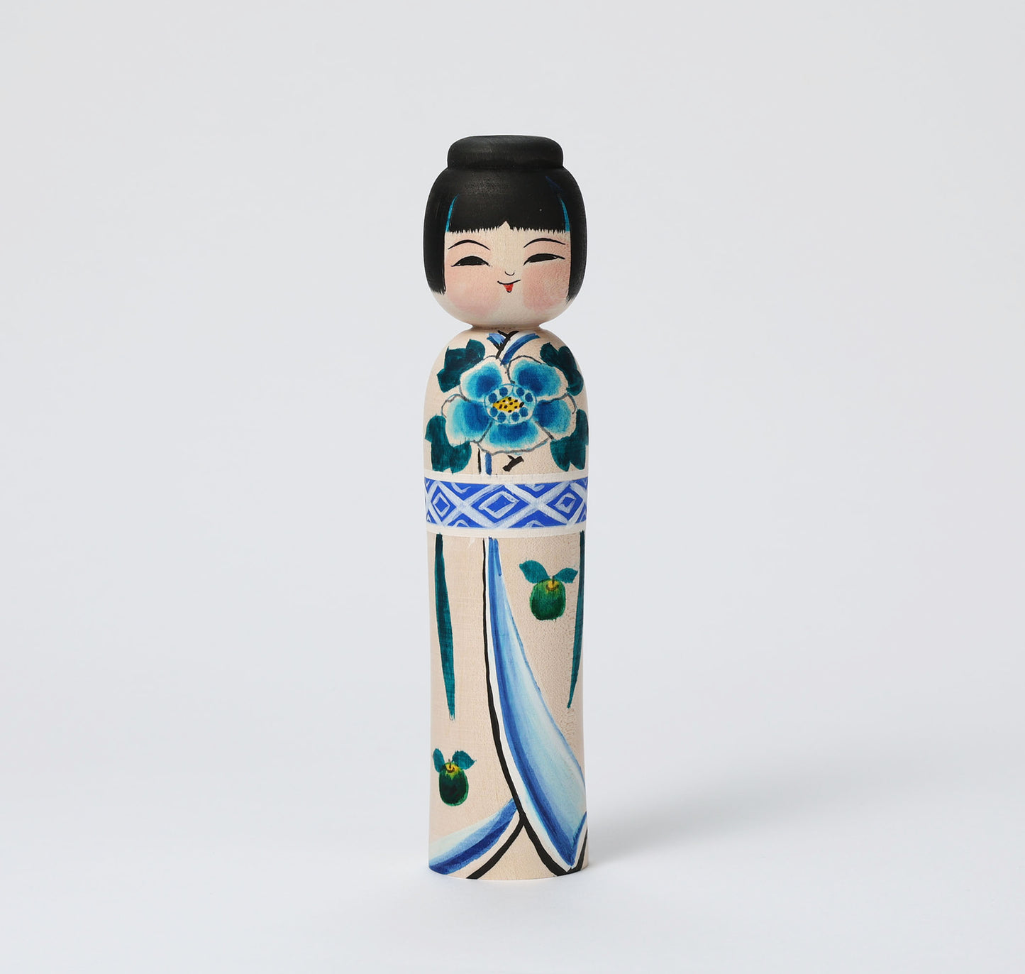 Kinagashi kokeshi doll | ABO, Muchihide | 18cm in height