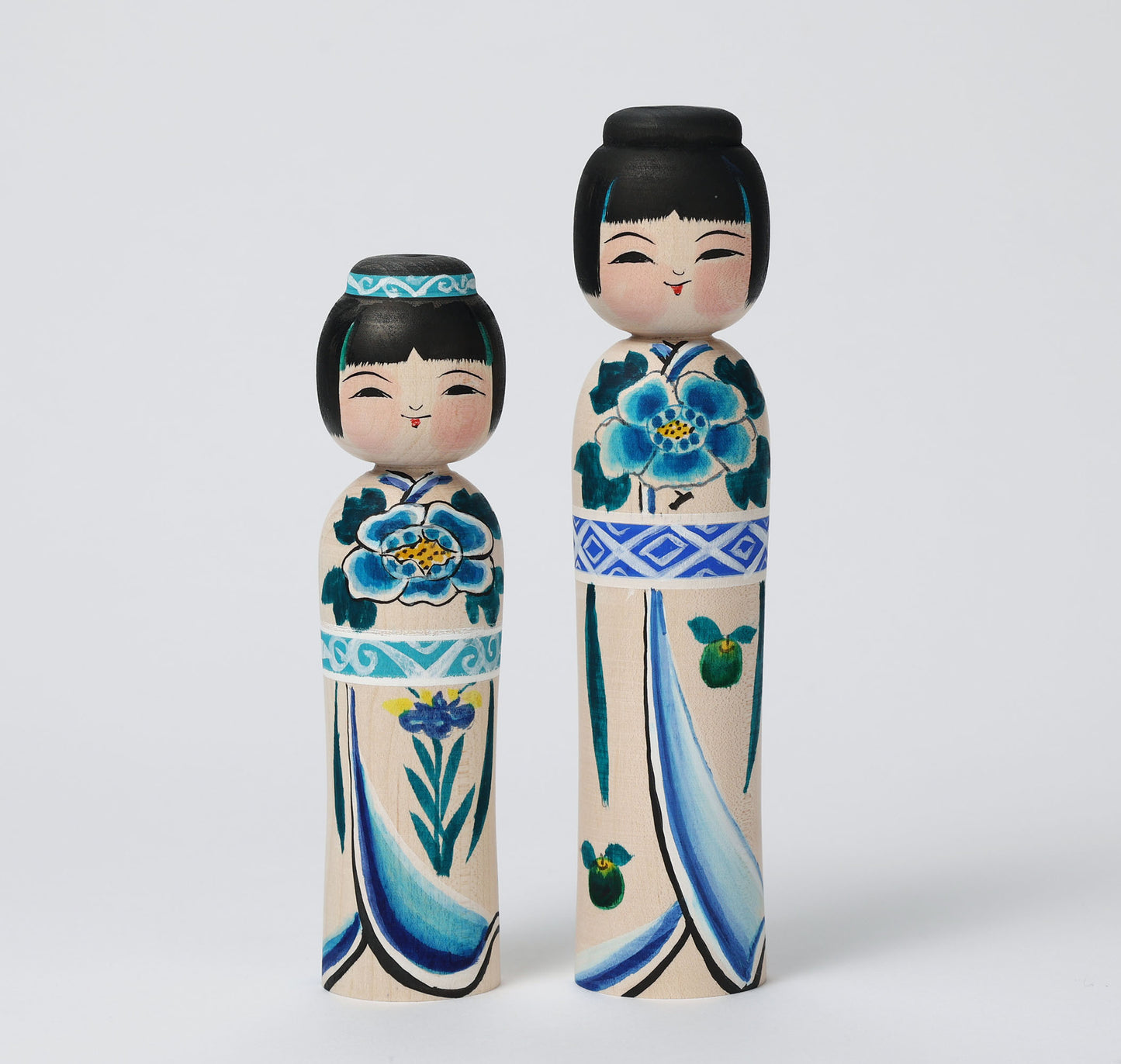 Kinagashi kokeshi doll | ABO, Muchihide | 18cm in height