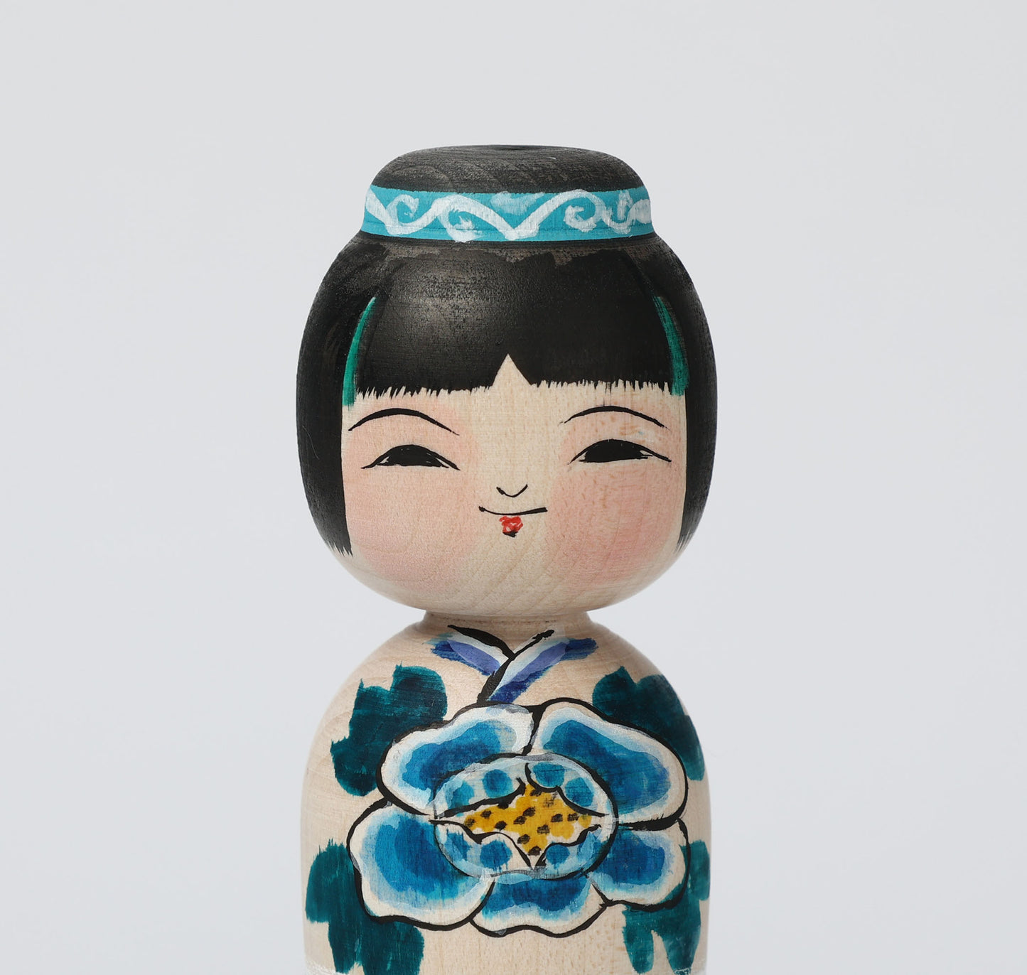 Kinagashi kokeshi doll | ABO, Muchihide | 15cm in height