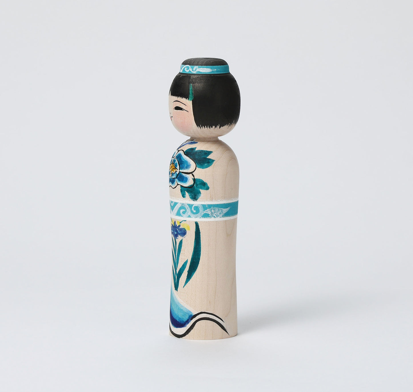 Kinagashi kokeshi doll | ABO, Muchihide | 15cm in height