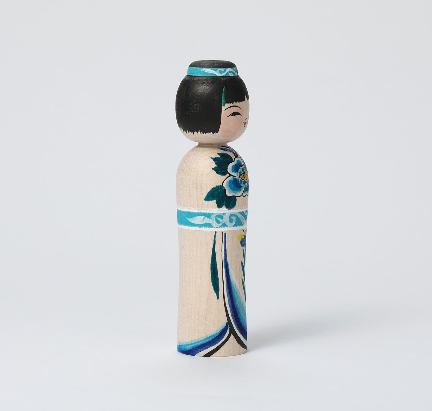 Kinagashi kokeshi doll | ABO, Muchihide | 15cm in height