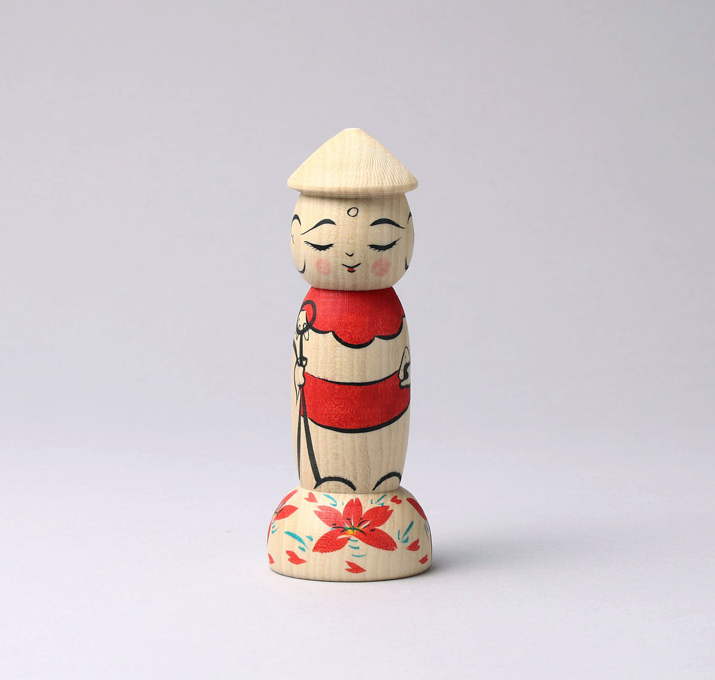 HIRAGA, Teruyuki 平賀輝幸 | O-jizo-san kokeshi - 地蔵こけし | Sakunami style 作並系