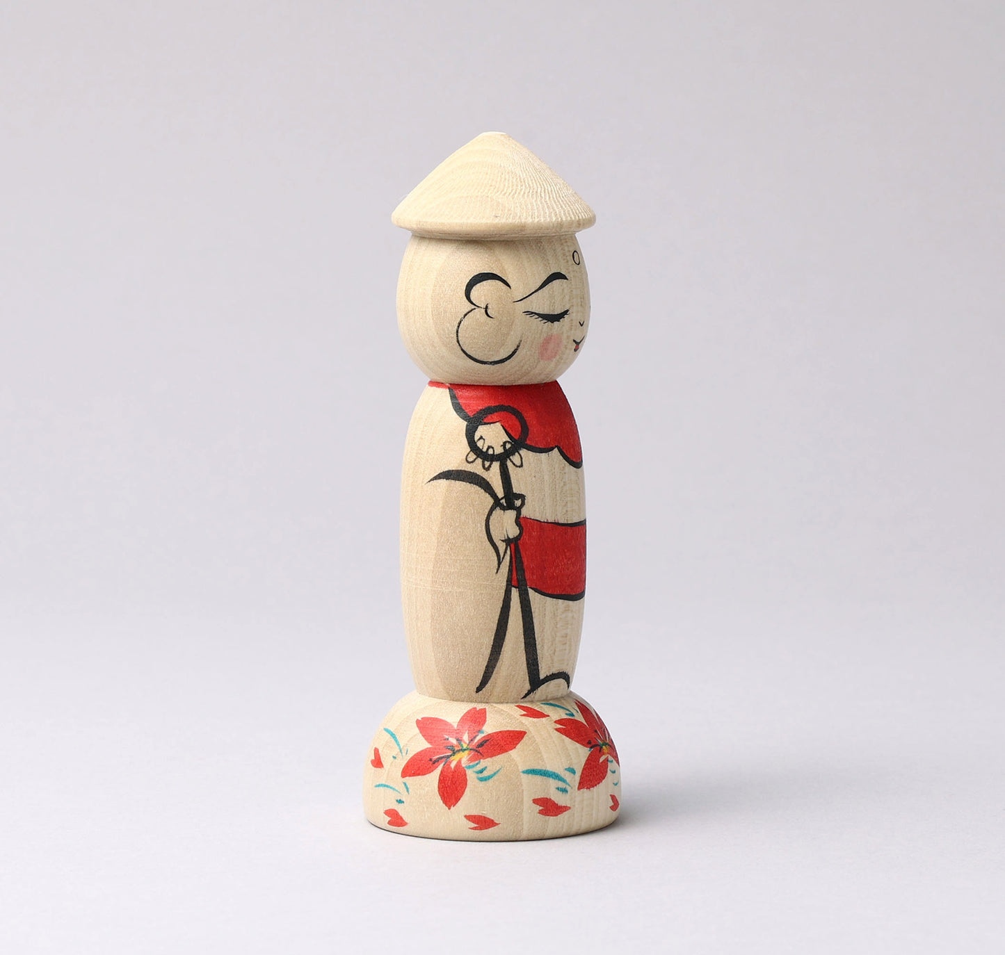 HIRAGA, Teruyuki 平賀輝幸 | O-jizo-san kokeshi - 地蔵こけし | Sakunami style 作並系