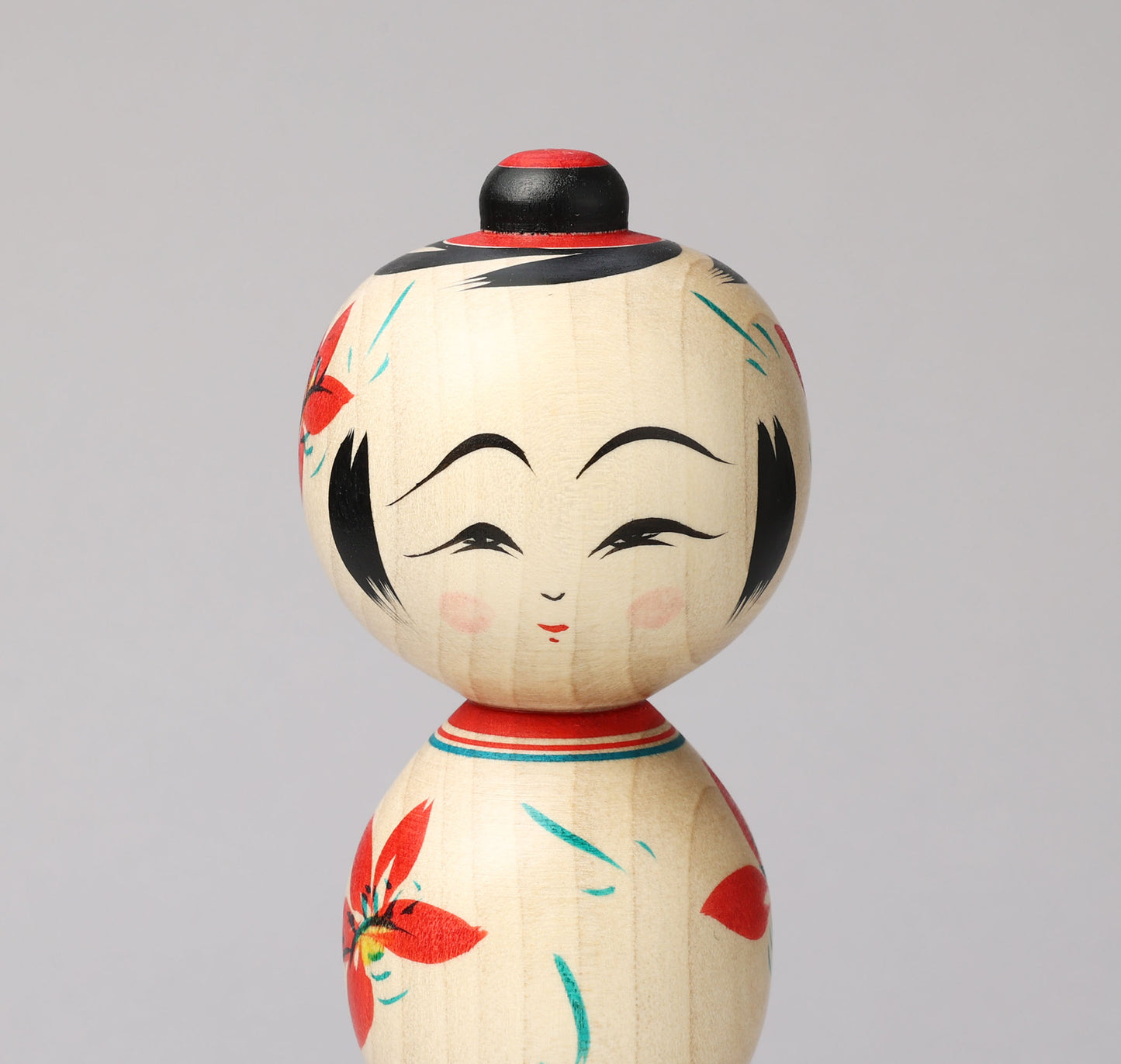 HIRAGA, Teruyuki 平賀輝幸 |Sakura -cherry blossom kokeshi - 桜こけし | Sakunami style 作並系