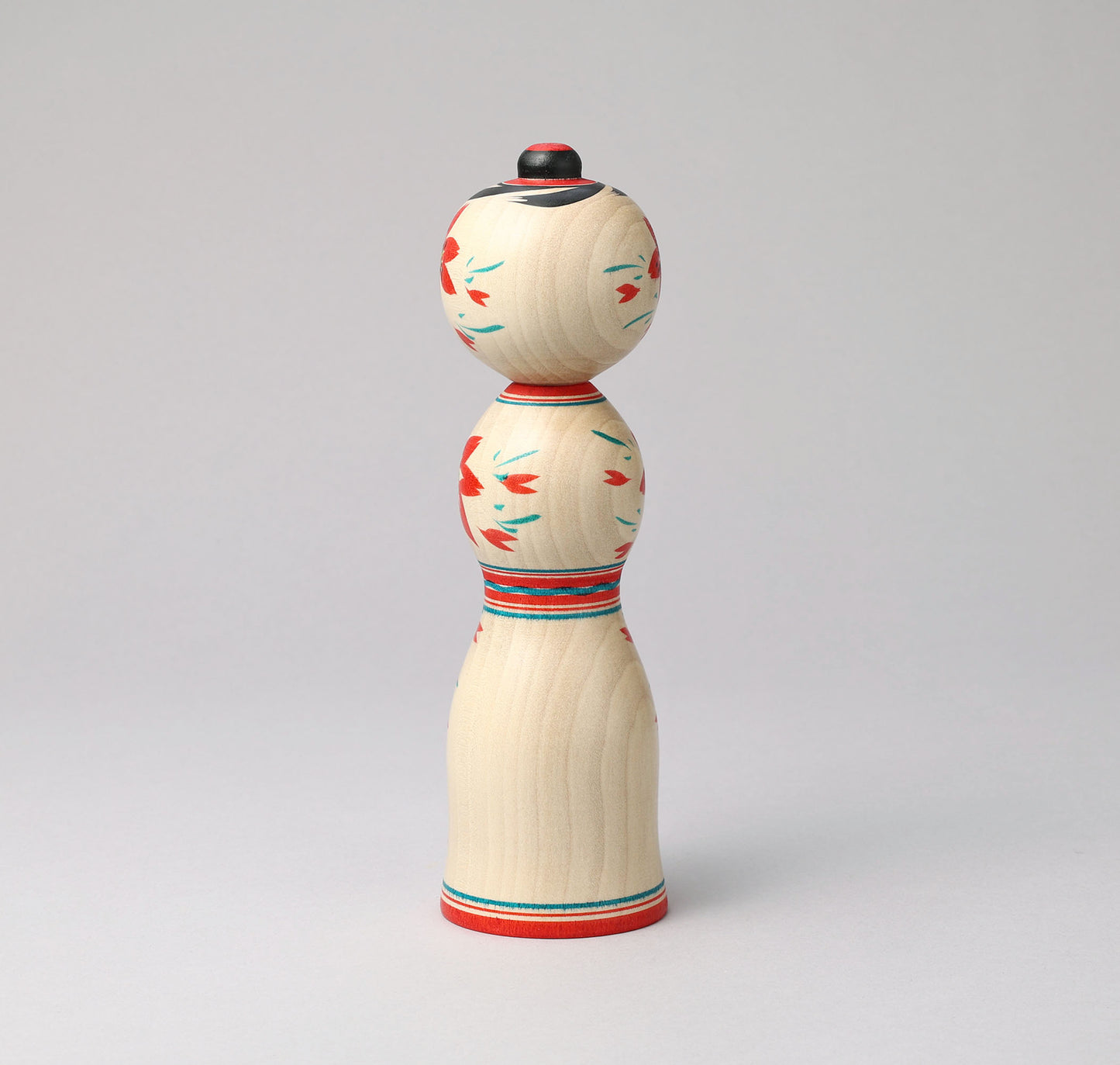 HIRAGA, Teruyuki 平賀輝幸 |Sakura -cherry blossom kokeshi - 桜こけし | Sakunami style 作並系