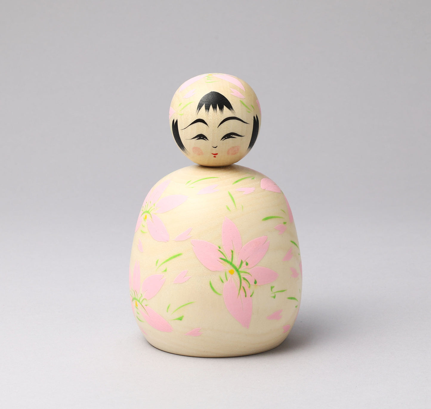 HIRAGA, Teruyuki 平賀輝幸 |Sakura -cherry blossom ejiko kokeshi - 桜えじここけし | Sakunami style 作並系