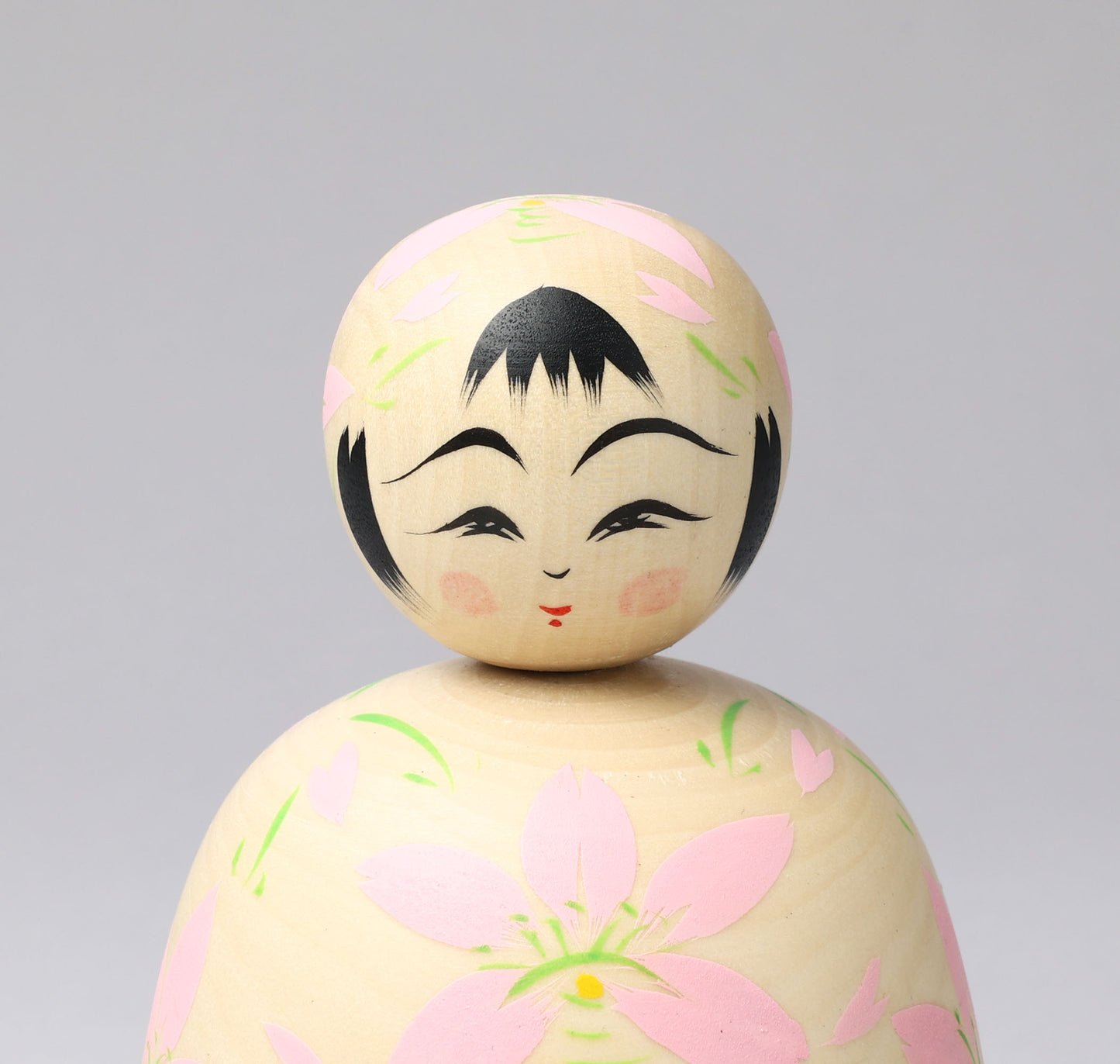 HIRAGA, Teruyuki 平賀輝幸 |Sakura -cherry blossom ejiko kokeshi - 桜えじここけし | Sakunami style 作並系