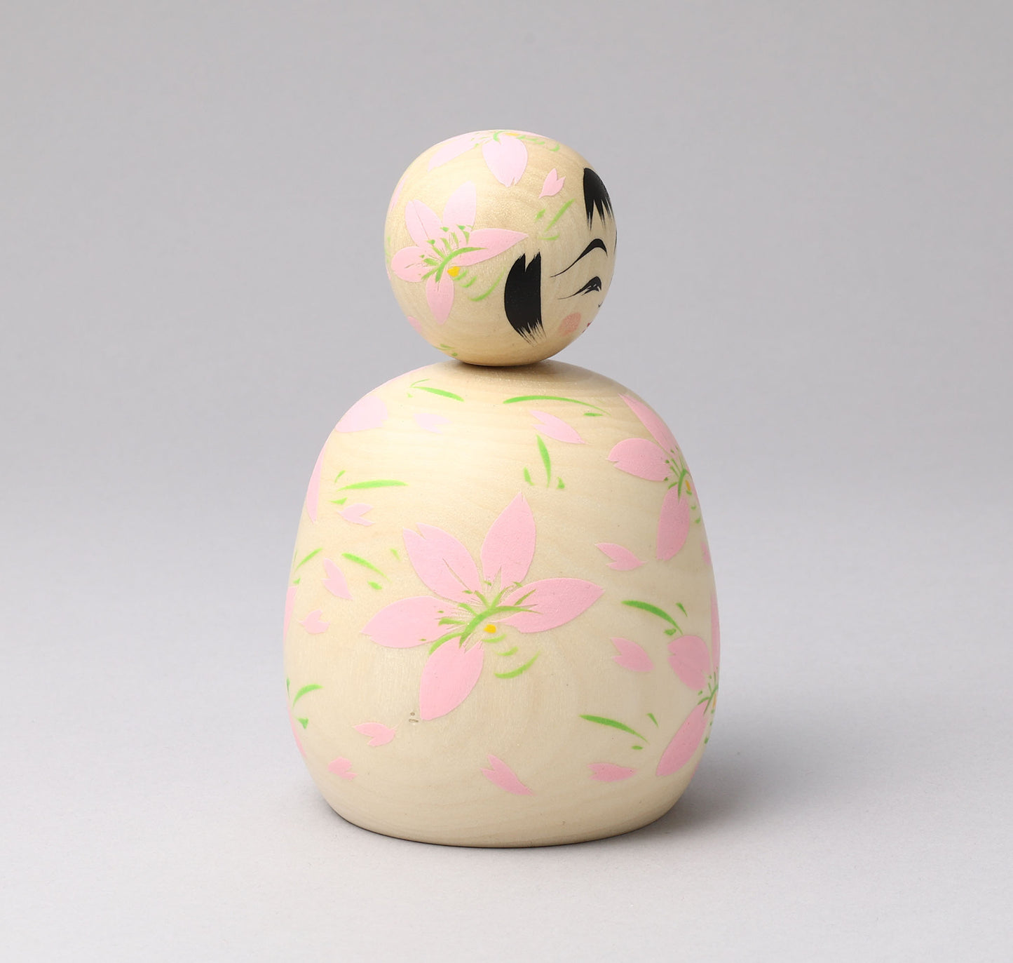 HIRAGA, Teruyuki 平賀輝幸 |Sakura -cherry blossom ejiko kokeshi - 桜えじここけし | Sakunami style 作並系