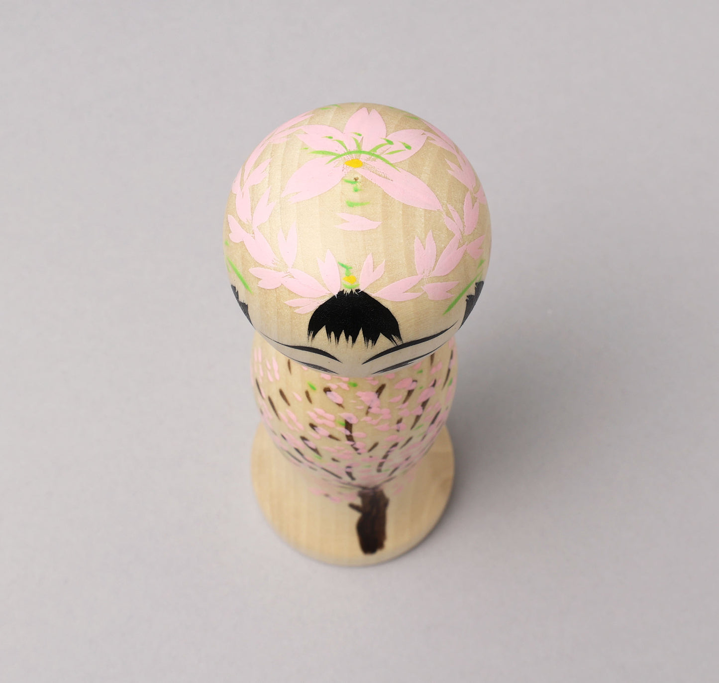 HIRAGA, Teruyuki 平賀輝幸 |Sakura no Ki-cherry blossom tree kokeshi - 桜の木こけし | Sakunami style 作並系