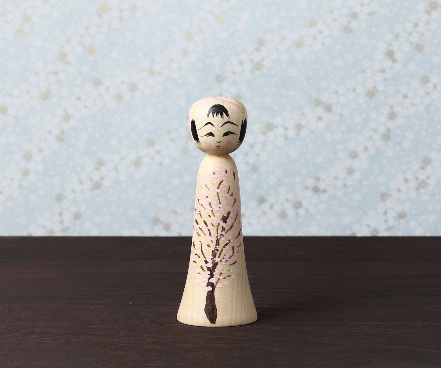 HIRAGA, Teruyuki 平賀輝幸 |Sakura no Ki-cherry blossom tree kokeshi - 桜の木こけし | Sakunami style 作並系