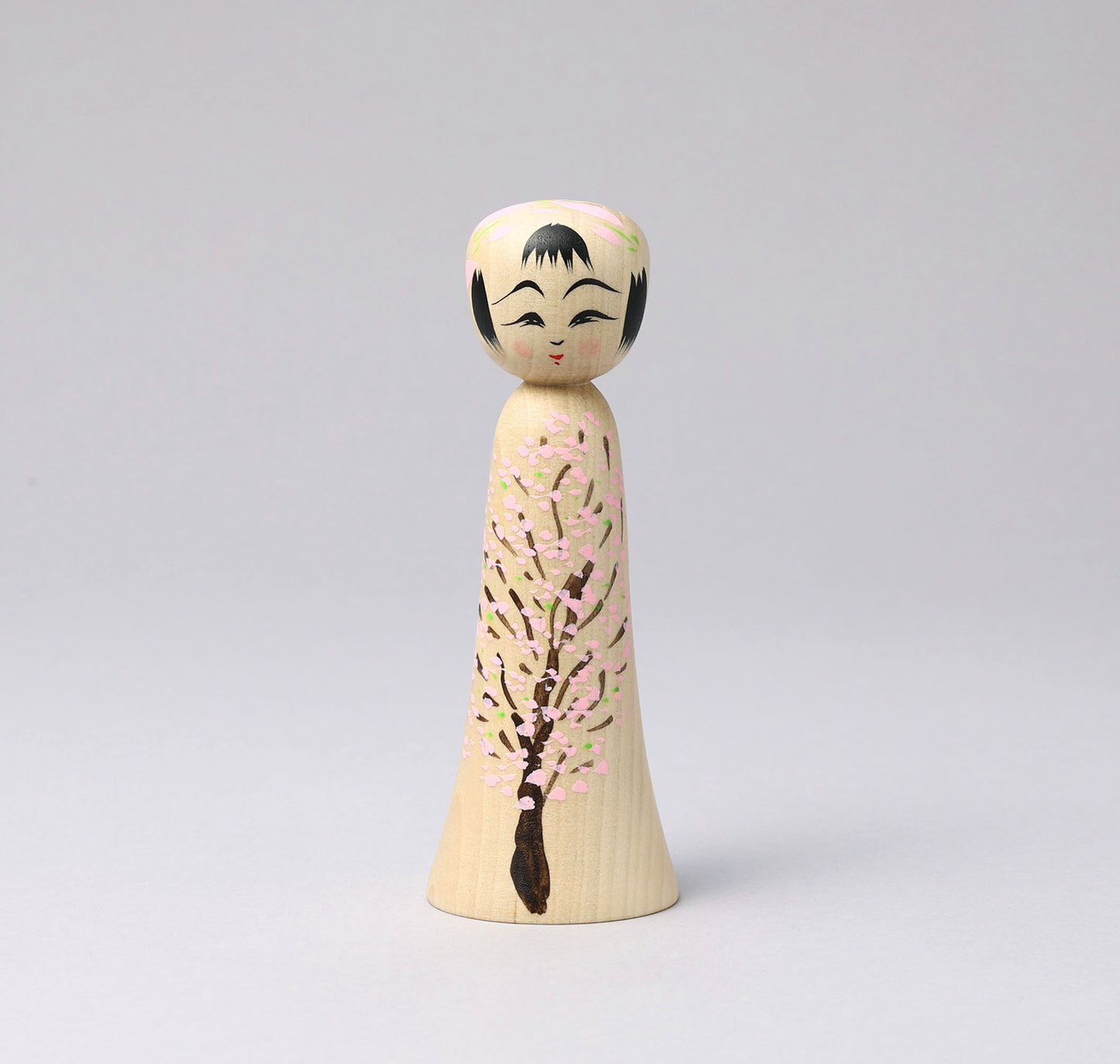 HIRAGA, Teruyuki 平賀輝幸 |Sakura no Ki-cherry blossom tree kokeshi - 桜の木こけし | Sakunami style 作並系