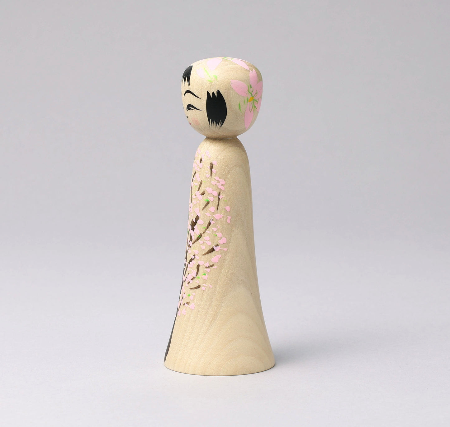 HIRAGA, Teruyuki 平賀輝幸 |Sakura no Ki-cherry blossom tree kokeshi - 桜の木こけし | Sakunami style 作並系