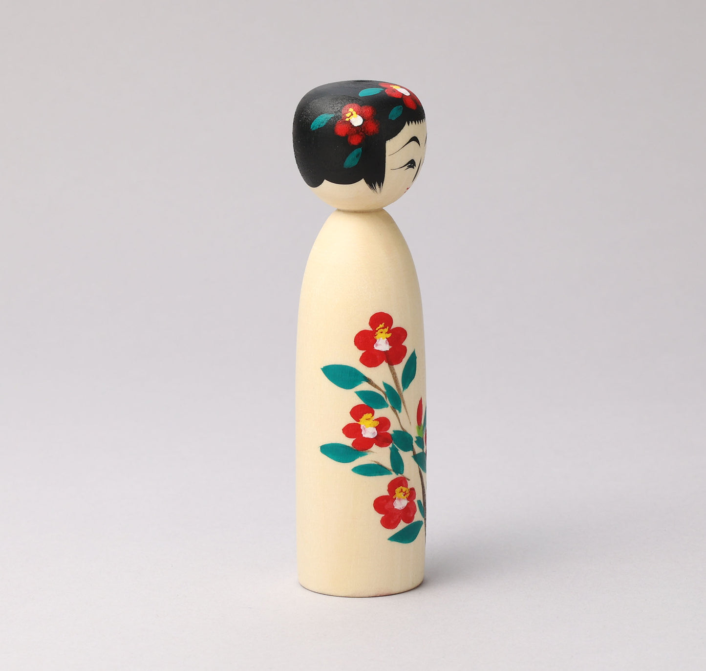 HIRAGA, Teruyuki 平賀輝幸 | Camellia kokeshi - 椿こけし | Sakunami style 作並系