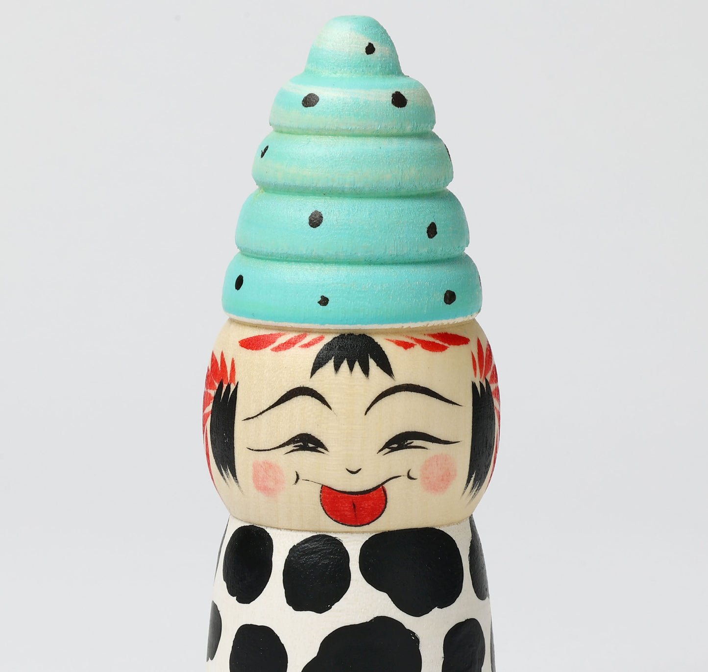 HIRAGA, Teruyuki 平賀輝幸 | Ice cream kokeshi - ソフトクリームこけし | Sakunami style 作並系