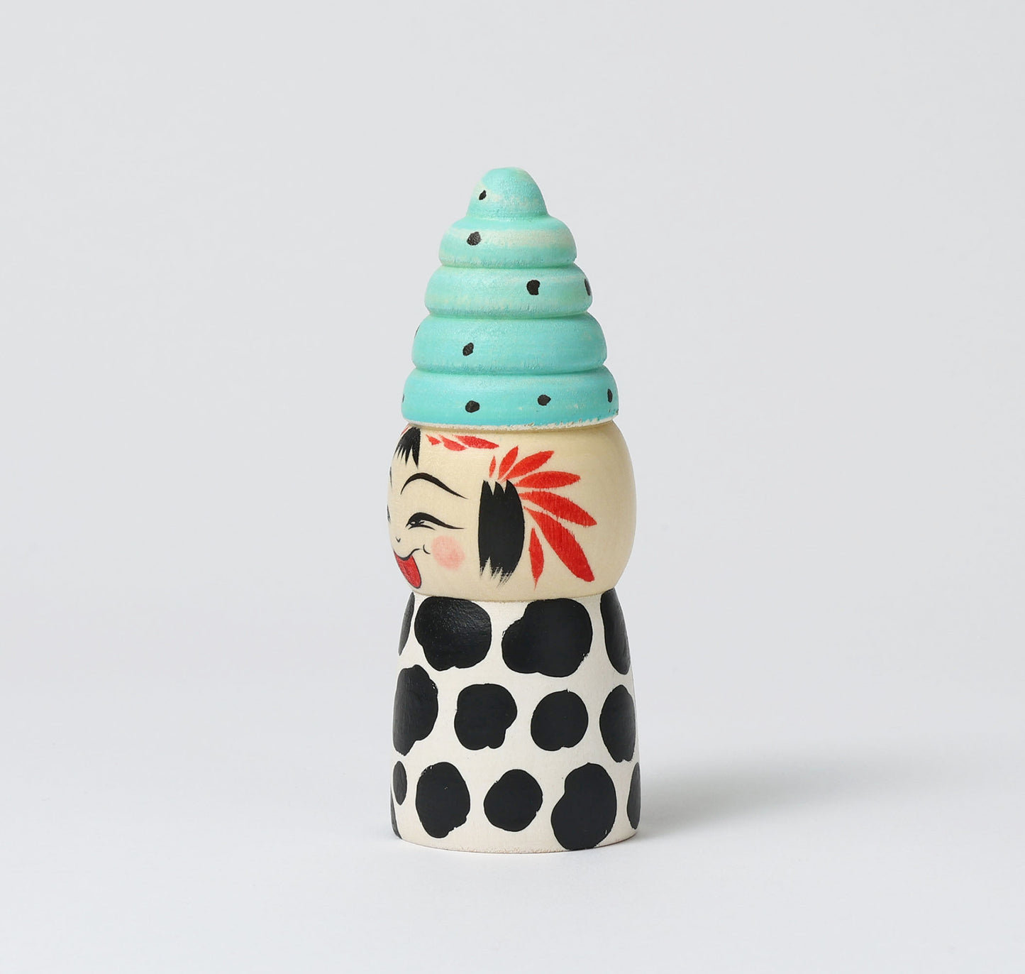 HIRAGA, Teruyuki 平賀輝幸 | Ice cream kokeshi - ソフトクリームこけし | Sakunami style 作並系