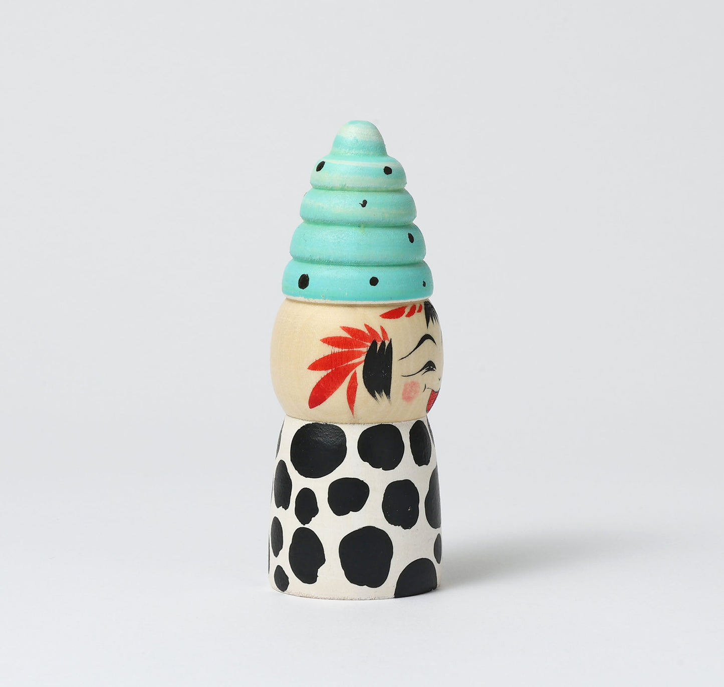 HIRAGA, Teruyuki 平賀輝幸 | Ice cream kokeshi - ソフトクリームこけし | Sakunami style 作並系