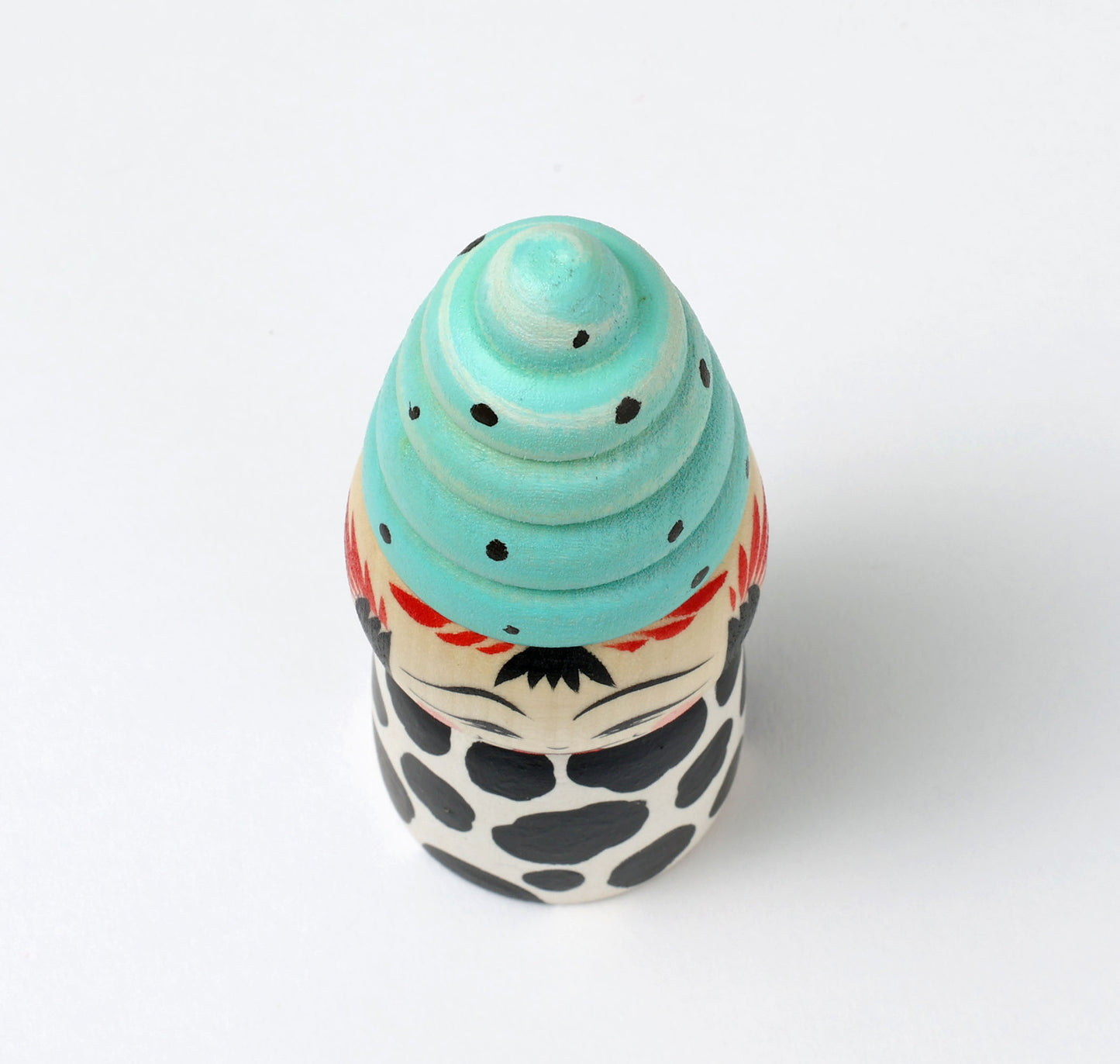 HIRAGA, Teruyuki 平賀輝幸 | Ice cream kokeshi - ソフトクリームこけし | Sakunami style 作並系