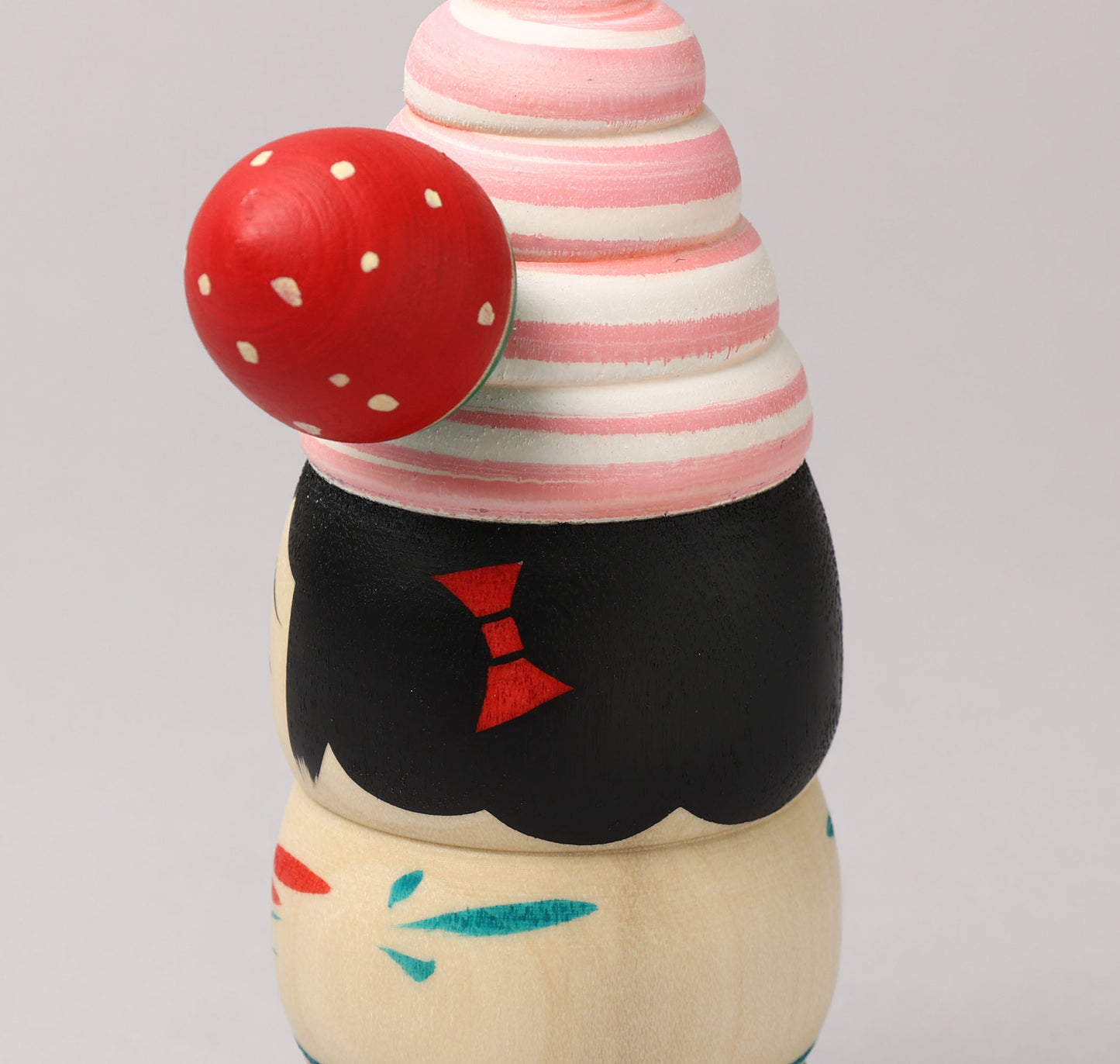 HIRAGA, Teruyuki 平賀輝幸 | Ice cream kokeshi - ソフトクリームこけし | Sakunami style 作並系