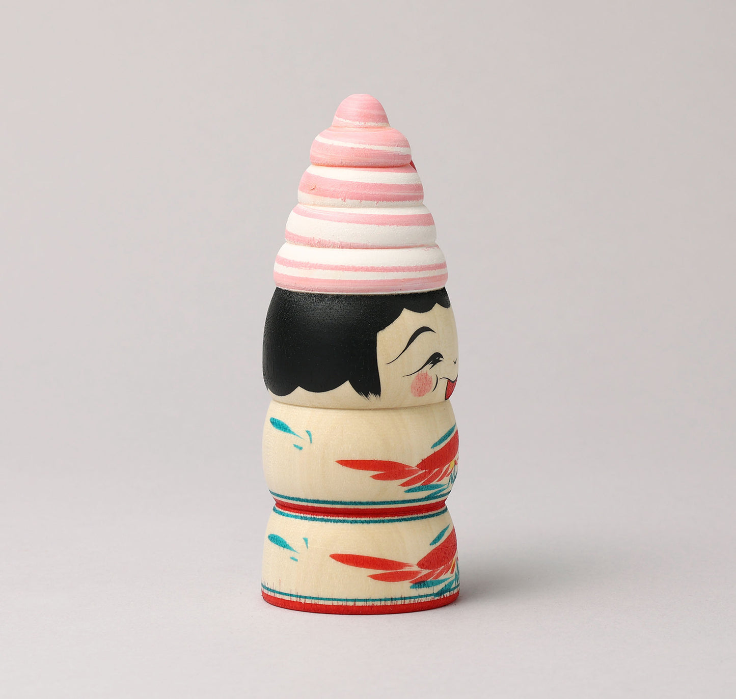 HIRAGA, Teruyuki 平賀輝幸 | Ice cream kokeshi - ソフトクリームこけし | Sakunami style 作並系