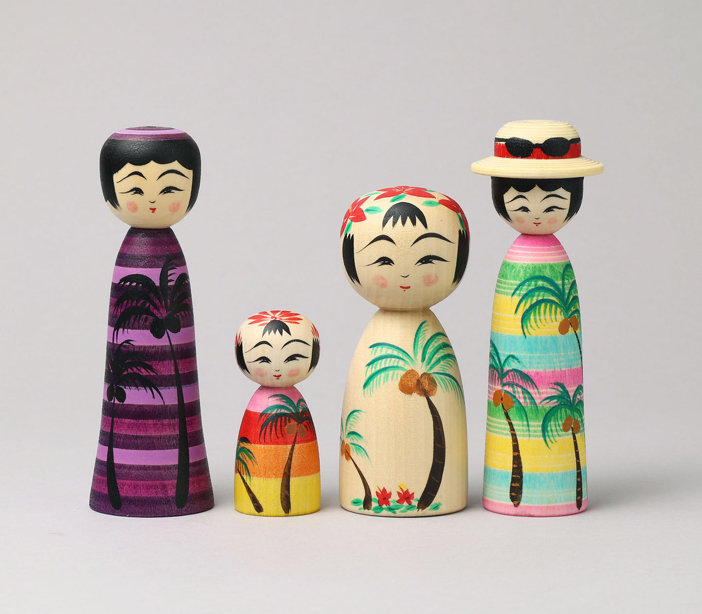 HIRAGA, Teruyuki 平賀輝幸 | Palm tree kokeshi - ヤシの木こけし | Sakunami style 作並系