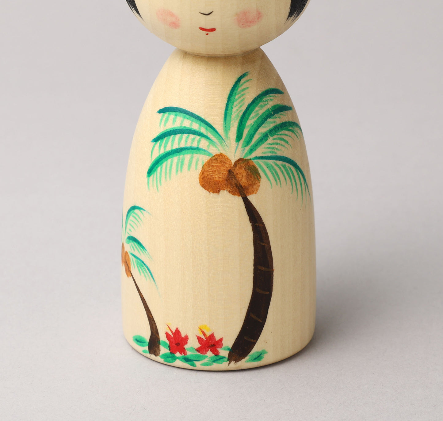 HIRAGA, Teruyuki 平賀輝幸 | Palm tree kokeshi - ヤシの木こけし | Sakunami style 作並系