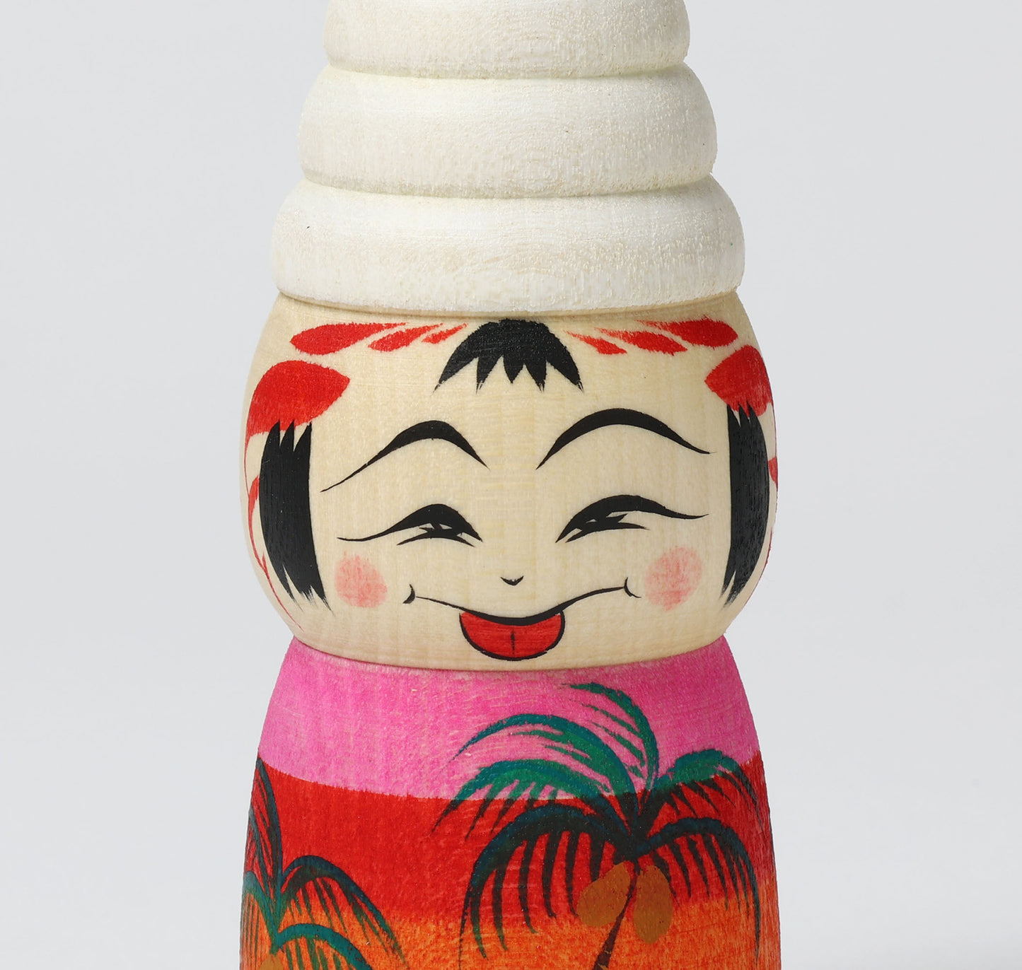 HIRAGA, Teruyuki 平賀輝幸 | Ice cream kokeshi - ソフトクリームこけし | Sakunami style 作並系