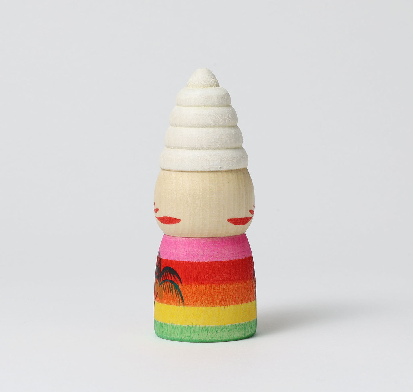 HIRAGA, Teruyuki 平賀輝幸 | Ice cream kokeshi - ソフトクリームこけし | Sakunami style 作並系