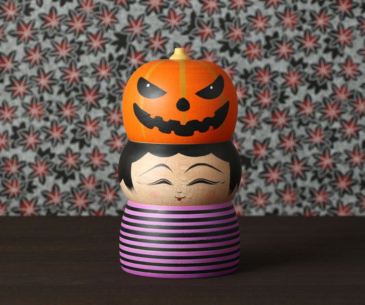 HIRAGA, Teruyuki 平賀輝幸 | Halloween kokeshi - ハロウィンこけし | Sakunami style 作並系