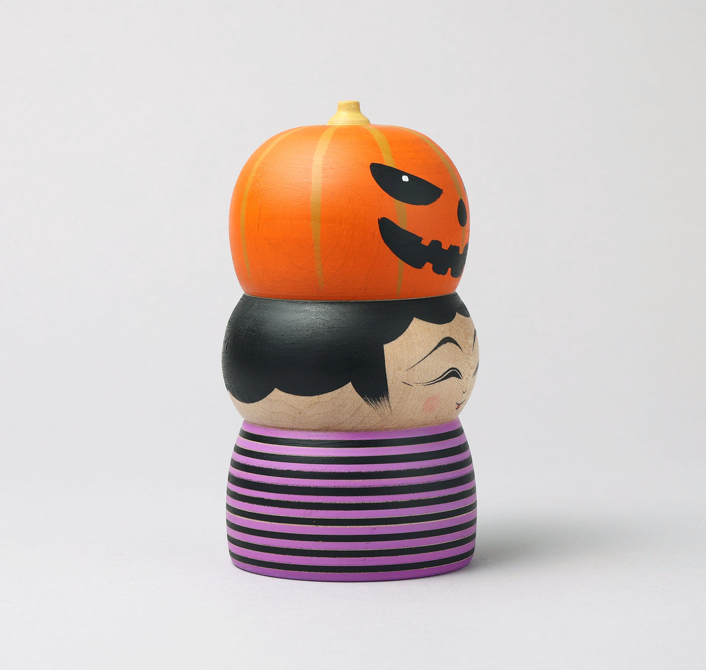 HIRAGA, Teruyuki 平賀輝幸 | Halloween kokeshi - ハロウィンこけし | Sakunami style 作並系