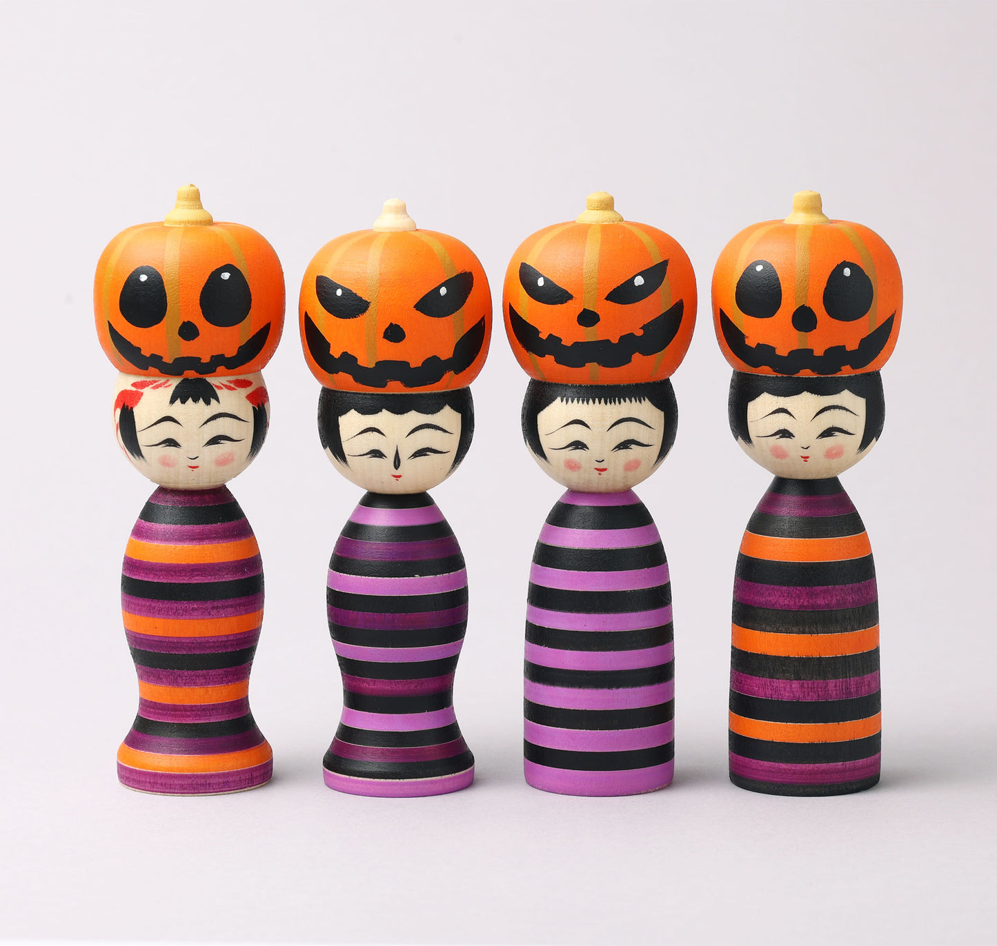 HIRAGA, Teruyuki 平賀輝幸 | Halloween kokeshi - ハロウィンこけし | Sakunami style 作並系